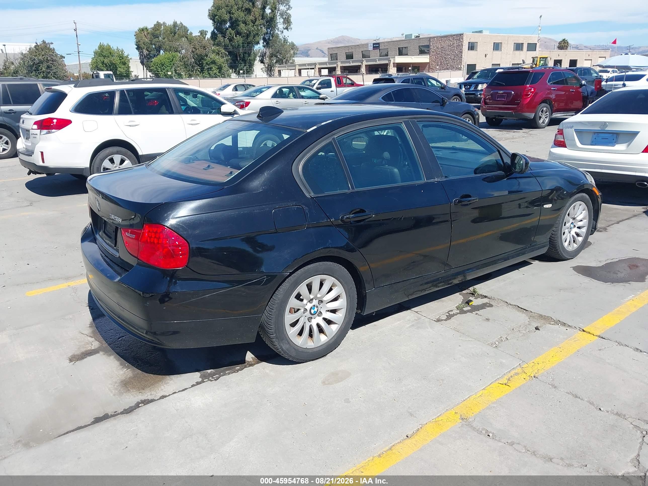 2009 Bmw 328i   Black vin: WBAPH57599NM32749