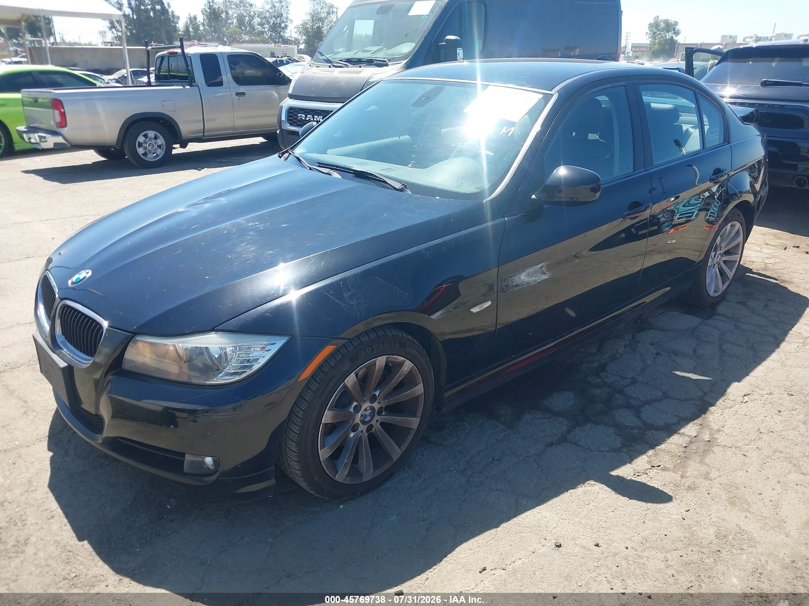 2011 Bmw 328i   Black vin: WBAPH5C50BA443707