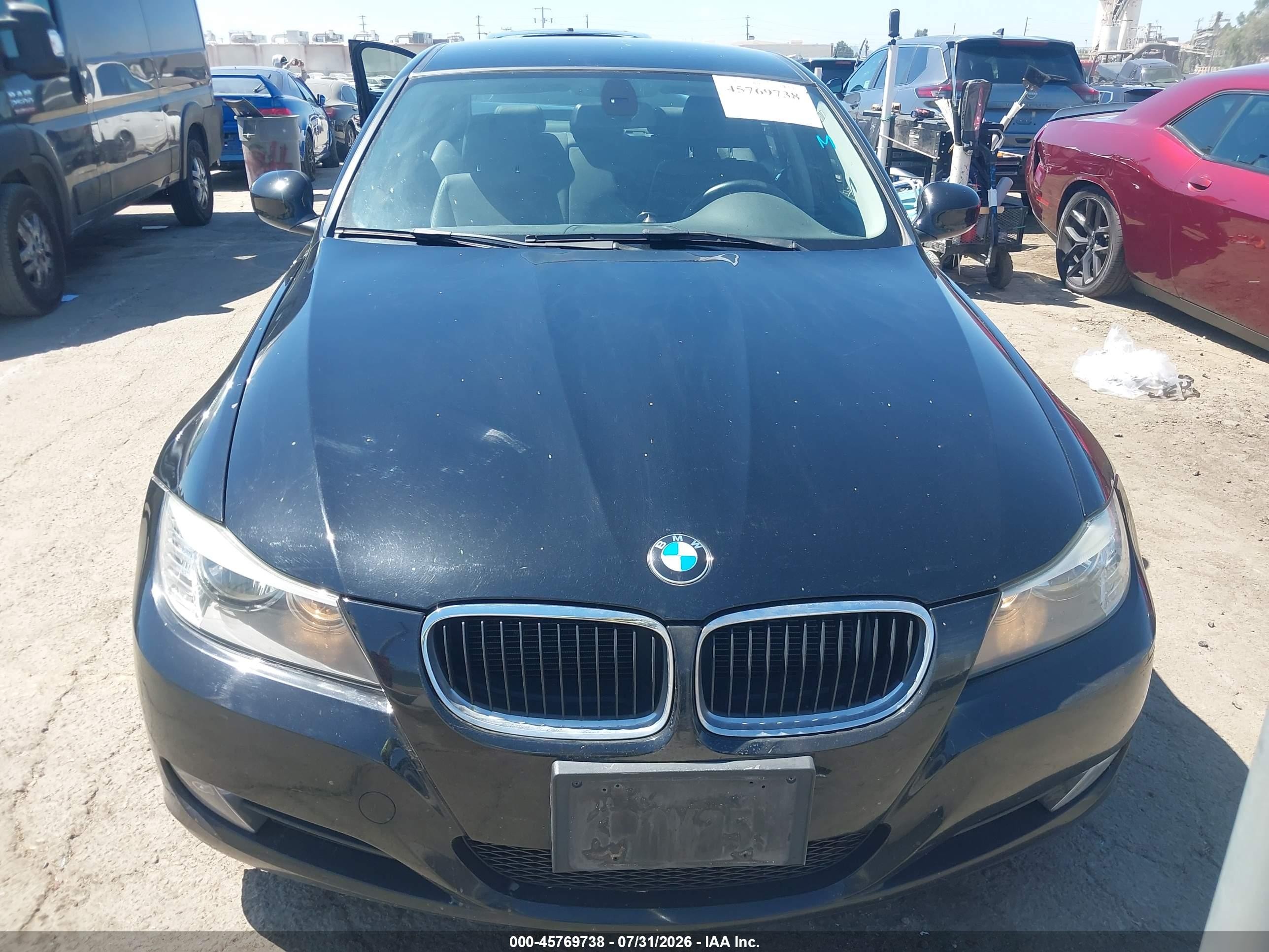 2011 Bmw 328i   Black vin: WBAPH5C50BA443707