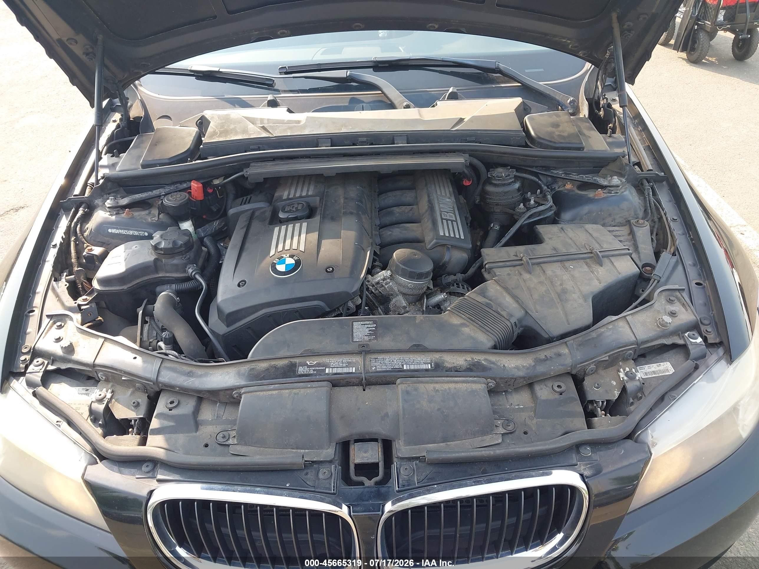 2011 Bmw 328i   Black vin: WBAPH5C54BF094120