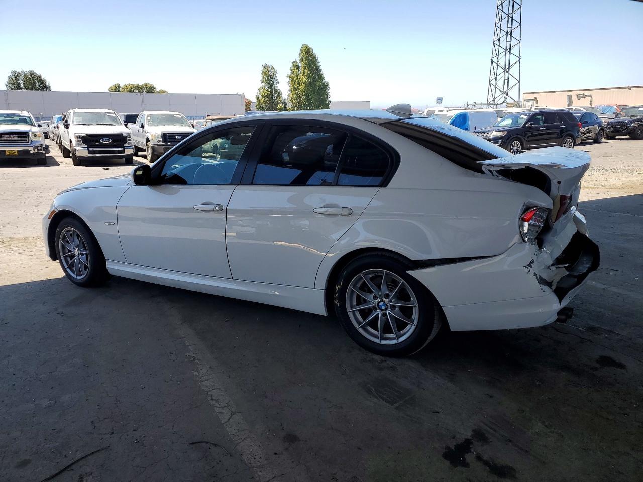2010 Bmw 328 I Sulev White vin: WBAPH5C55AA440266
