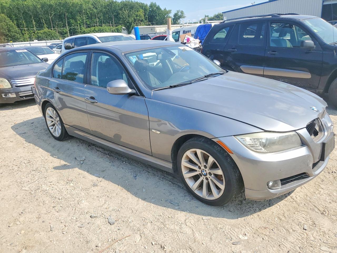 2011 Bmw 328 I Sulev Gray vin: WBAPH5C56BA447356