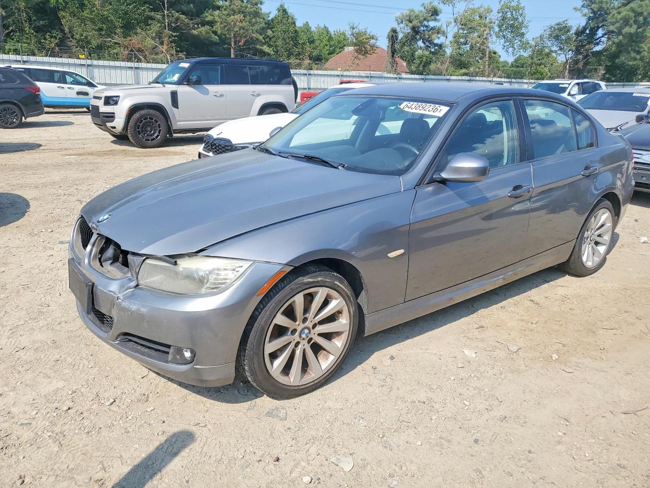 2011 Bmw 328 I Sulev Gray vin: WBAPH5C56BA447356