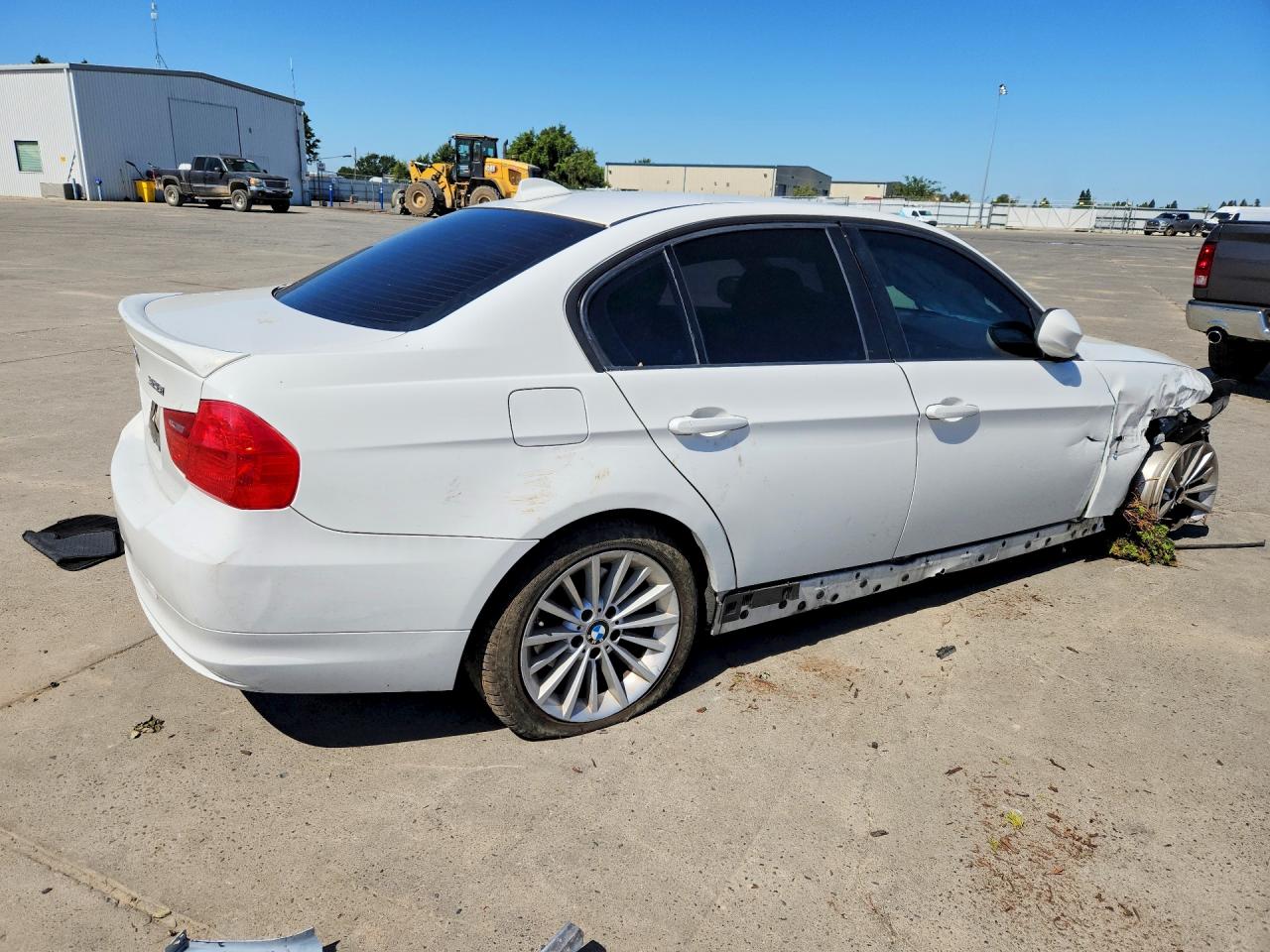 2010 Bmw 328 I Sulev White vin: WBAPH5C58AA438866