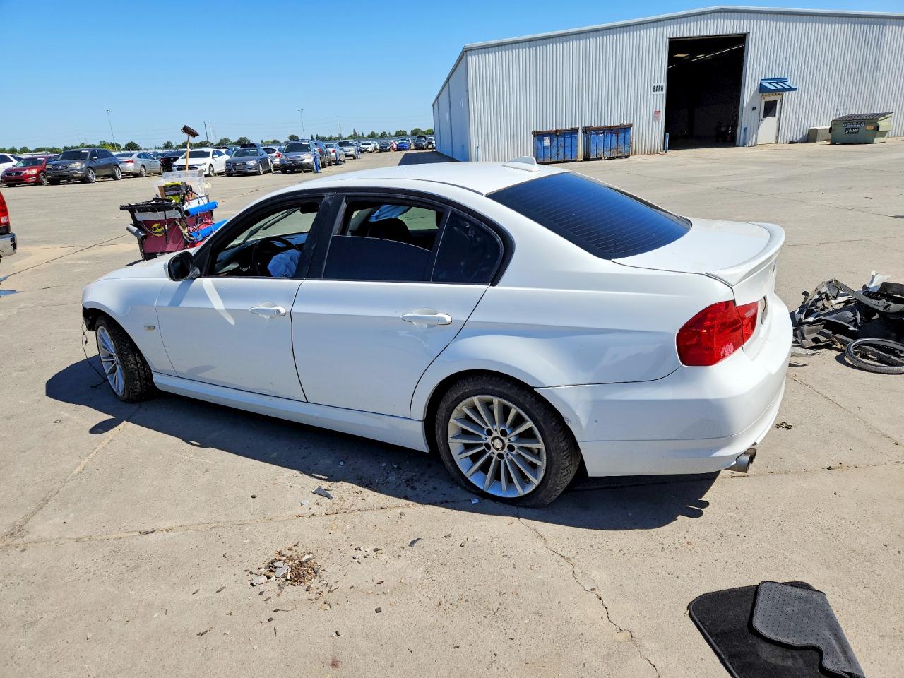 2010 Bmw 328 I Sulev White vin: WBAPH5C58AA438866