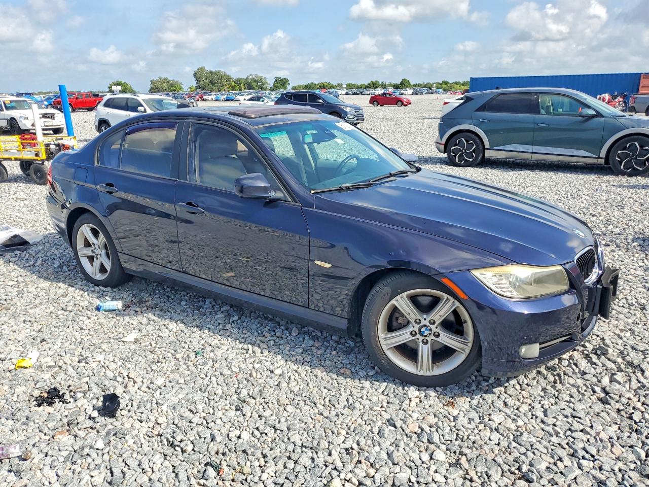 2010 Bmw 328 I Sulev Blue vin: WBAPH5C58AA439788