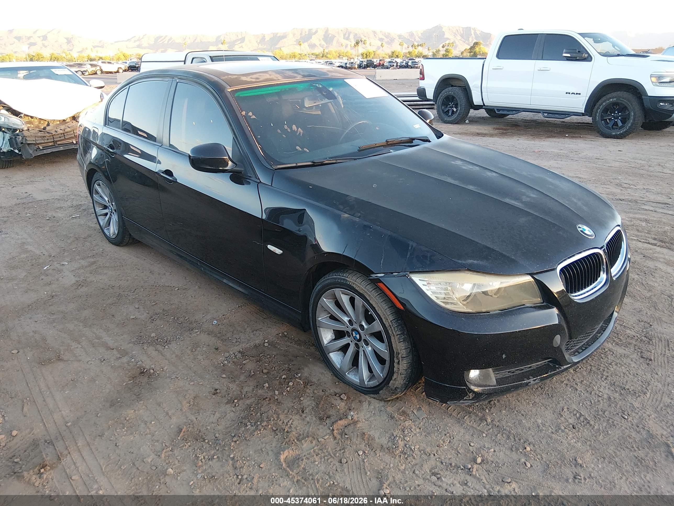2011 Bmw 328i   Black vin: WBAPH5C59BA440868