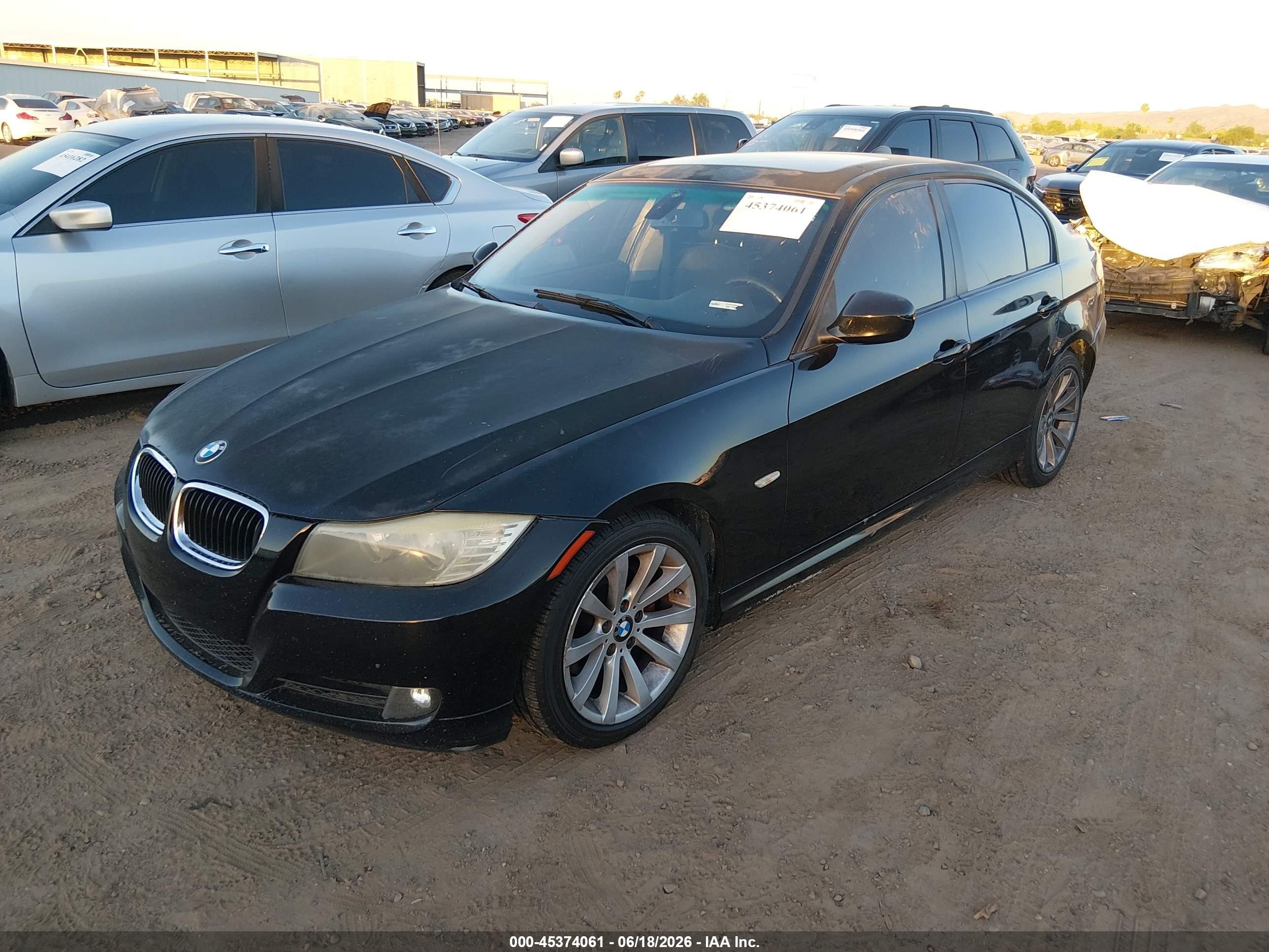 2011 Bmw 328i   Black vin: WBAPH5C59BA440868