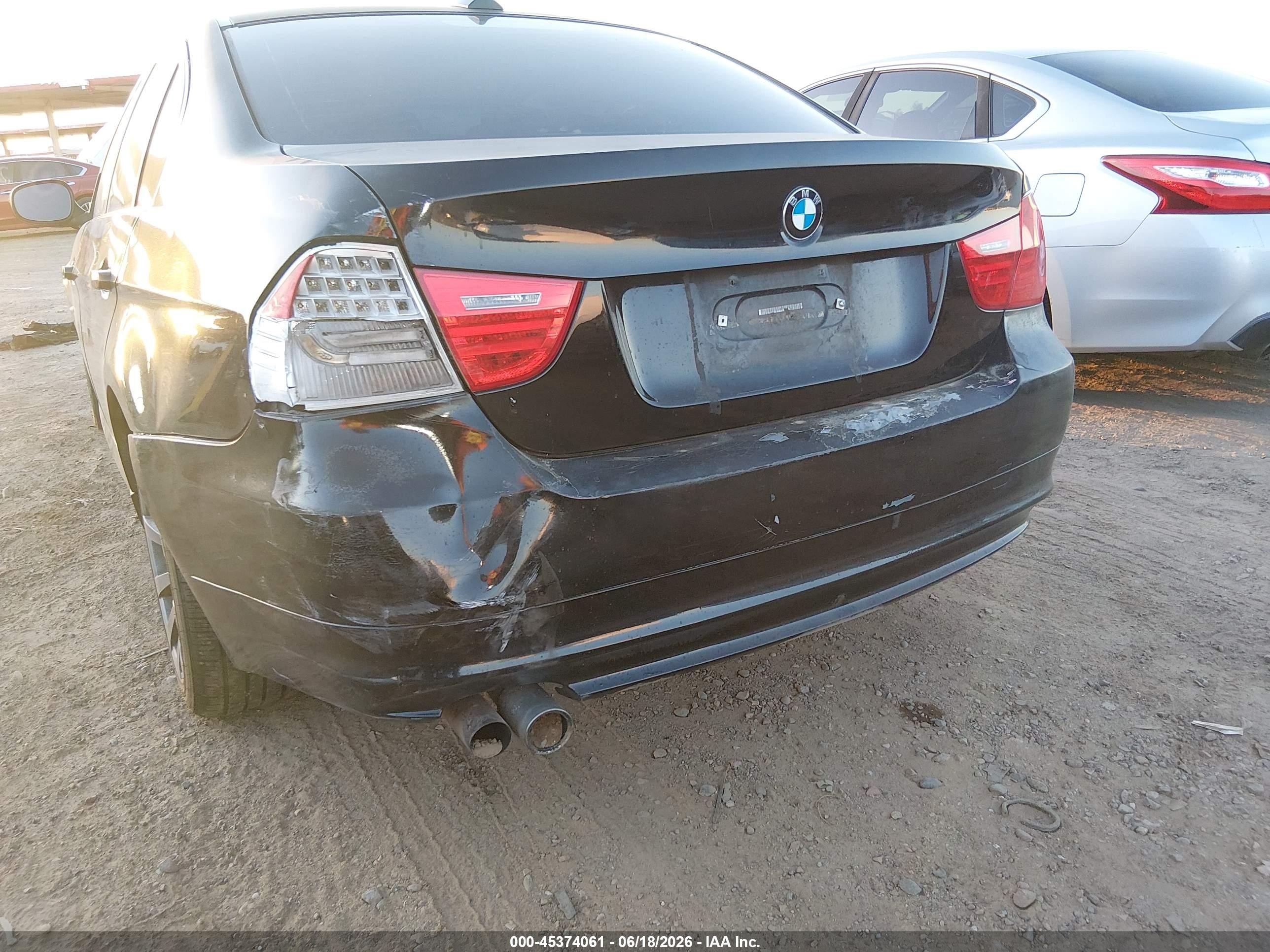 2011 Bmw 328i   Black vin: WBAPH5C59BA440868