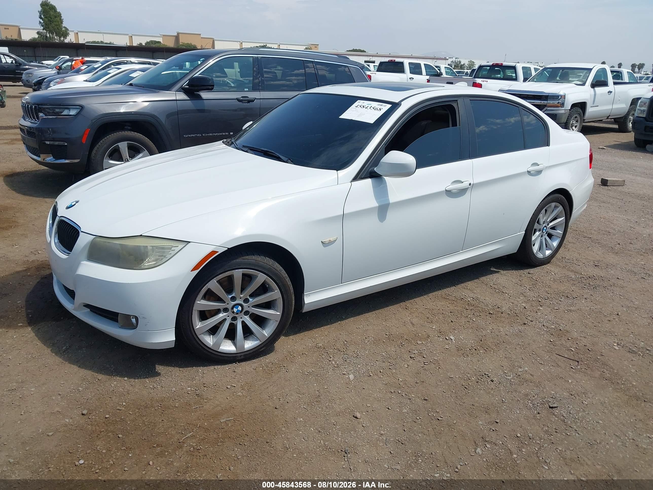 2011 Bmw 328i   White vin: WBAPH5C5XBA446260