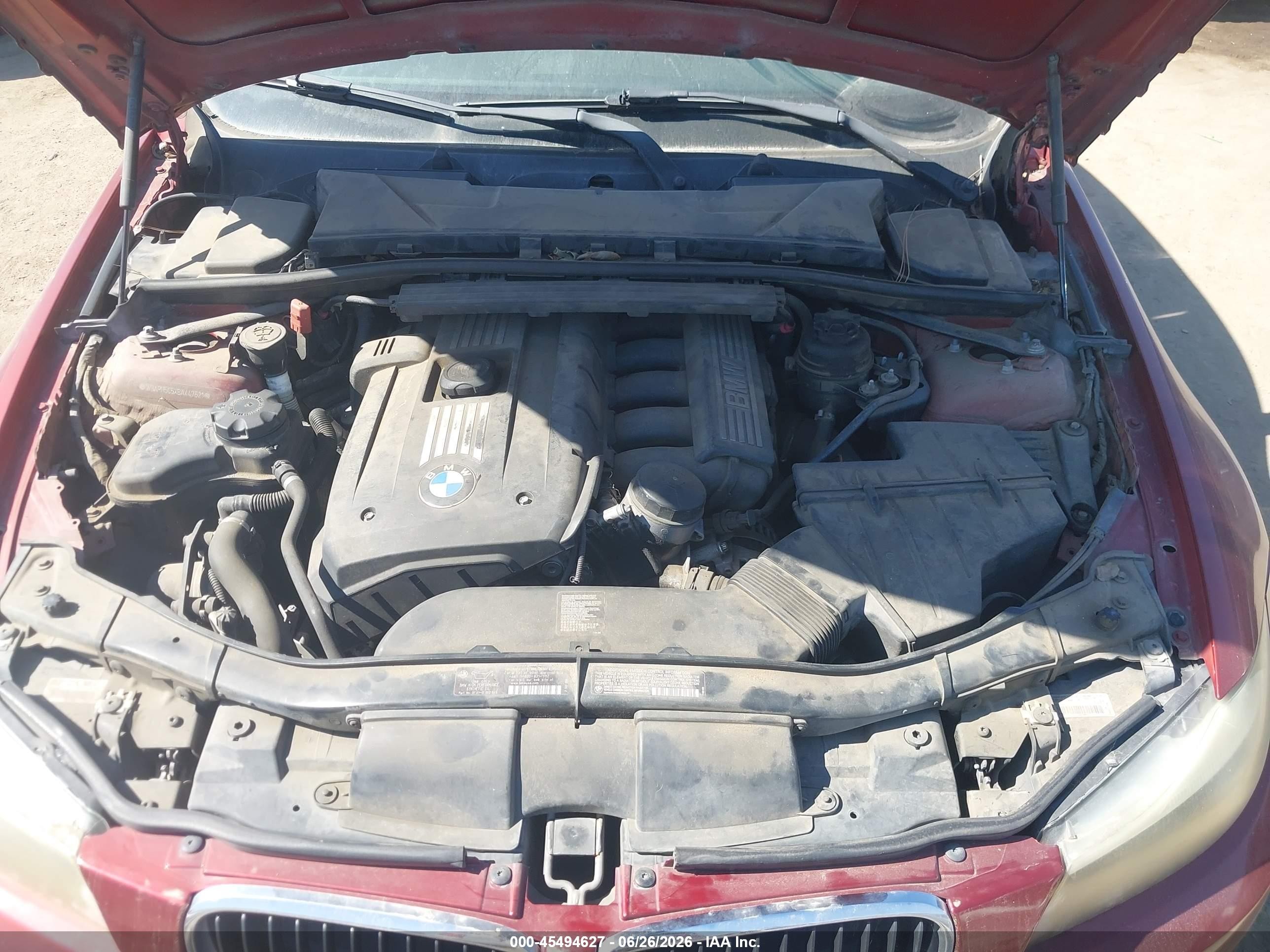 2011 Bmw 328i   Burgundy vin: WBAPH5C5XBA447621