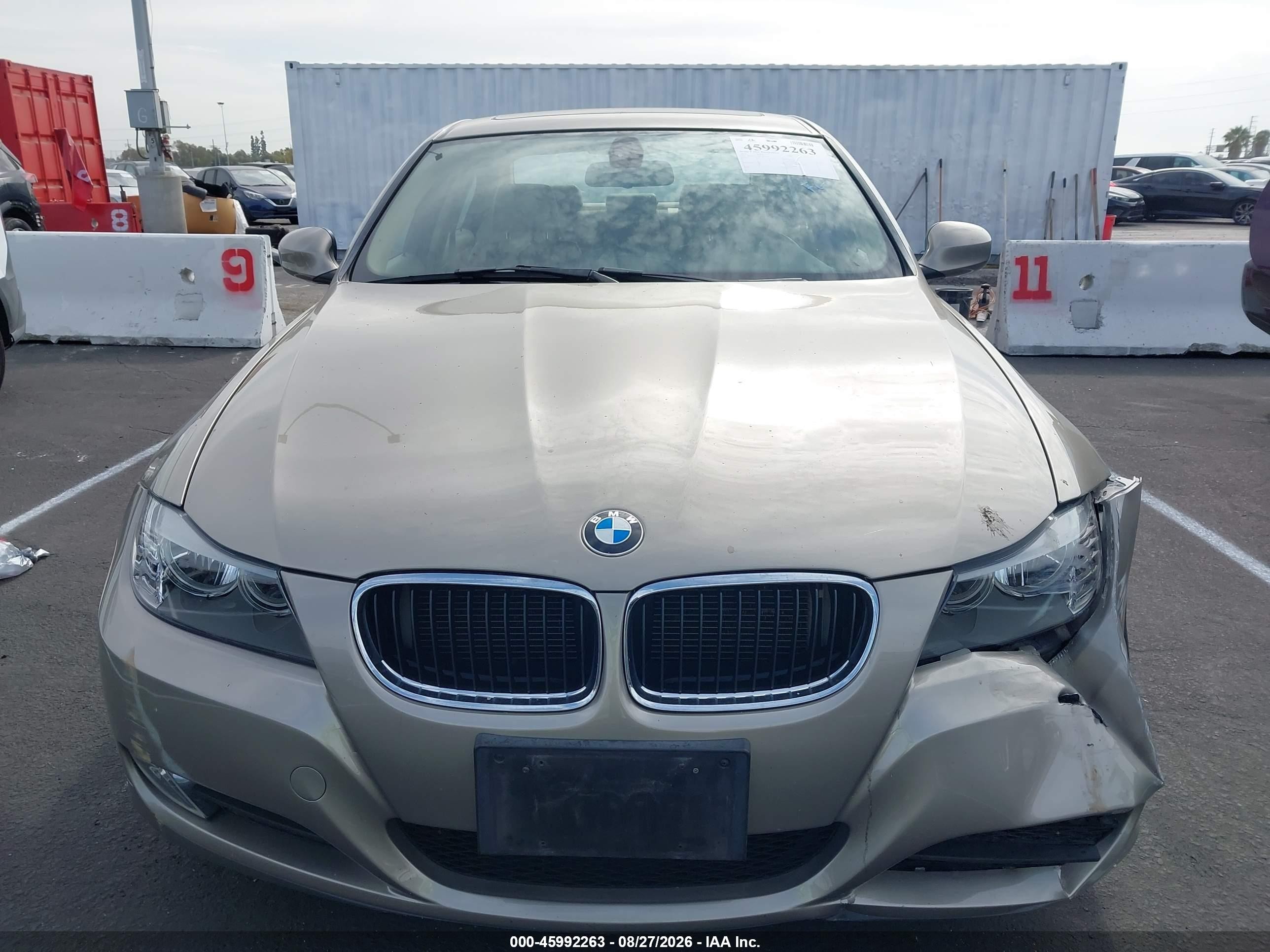 2011 Bmw 328i   Beige vin: WBAPH5G50BNM79545
