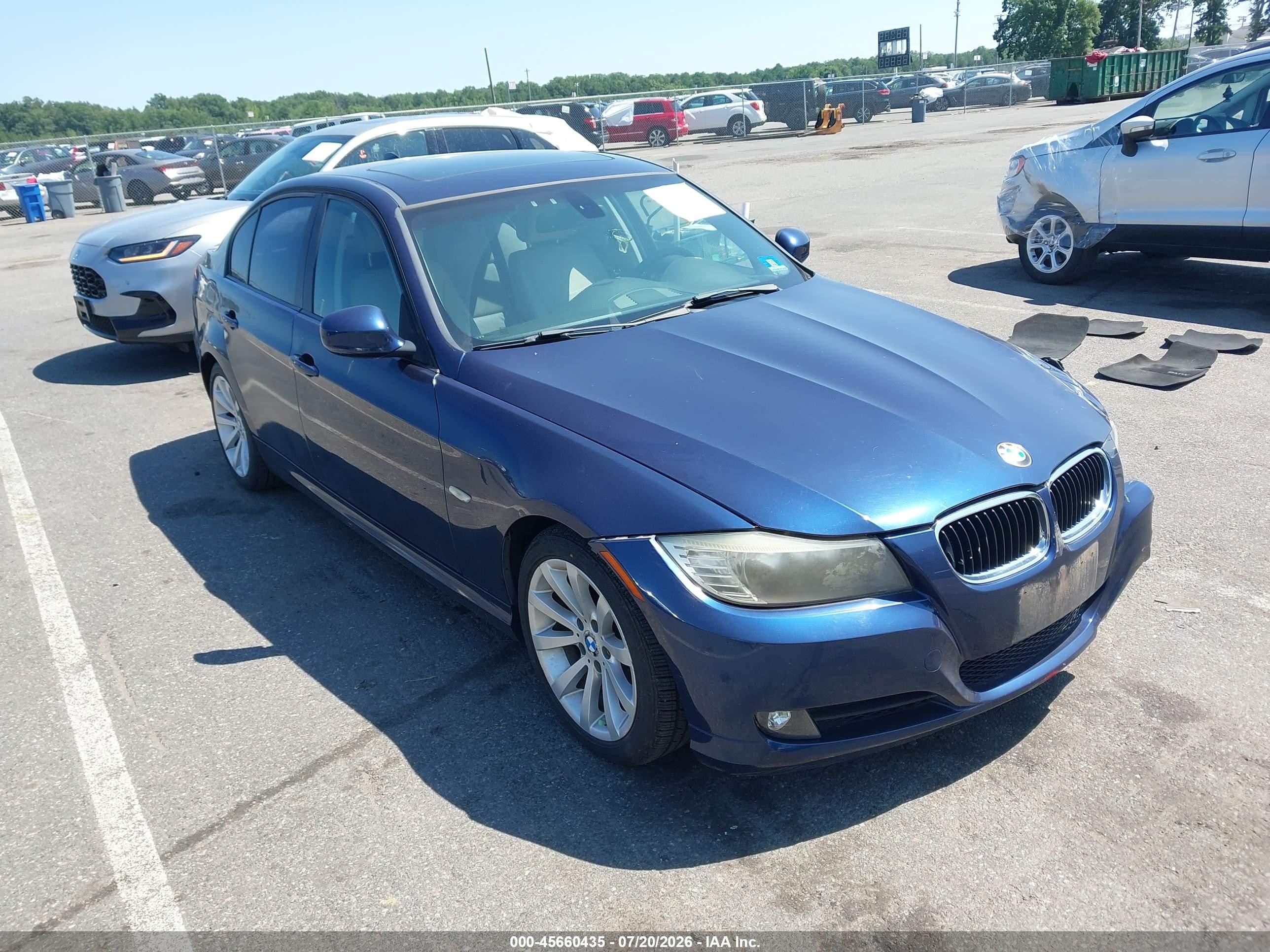 2011 Bmw 328i   Blue vin: WBAPH5G50BNM84065
