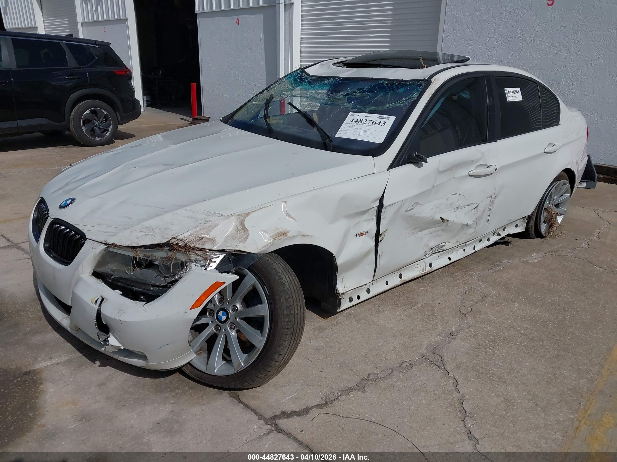 2011 Bmw 328i   White vin: WBAPH5G51BNM72572