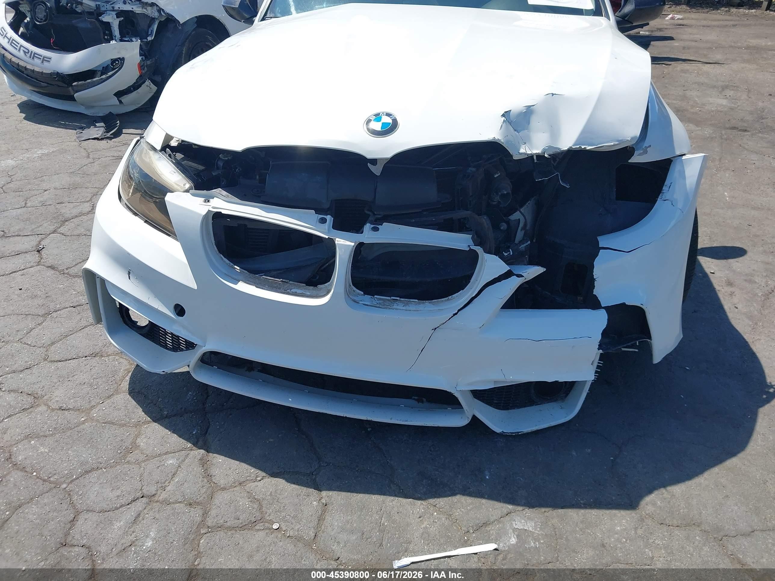 2011 Bmw 328i   White vin: WBAPH5G51BNM74371