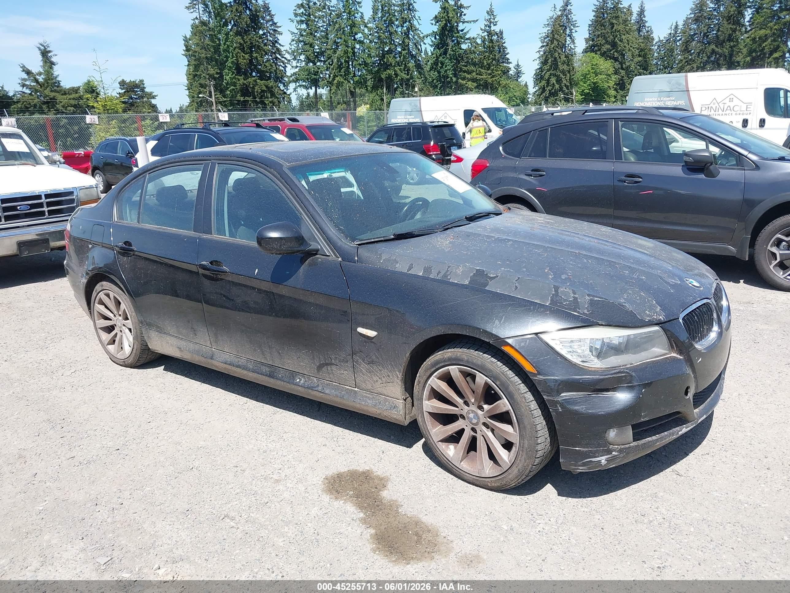 2011 Bmw 328i   Black vin: WBAPH5G51BNM79103