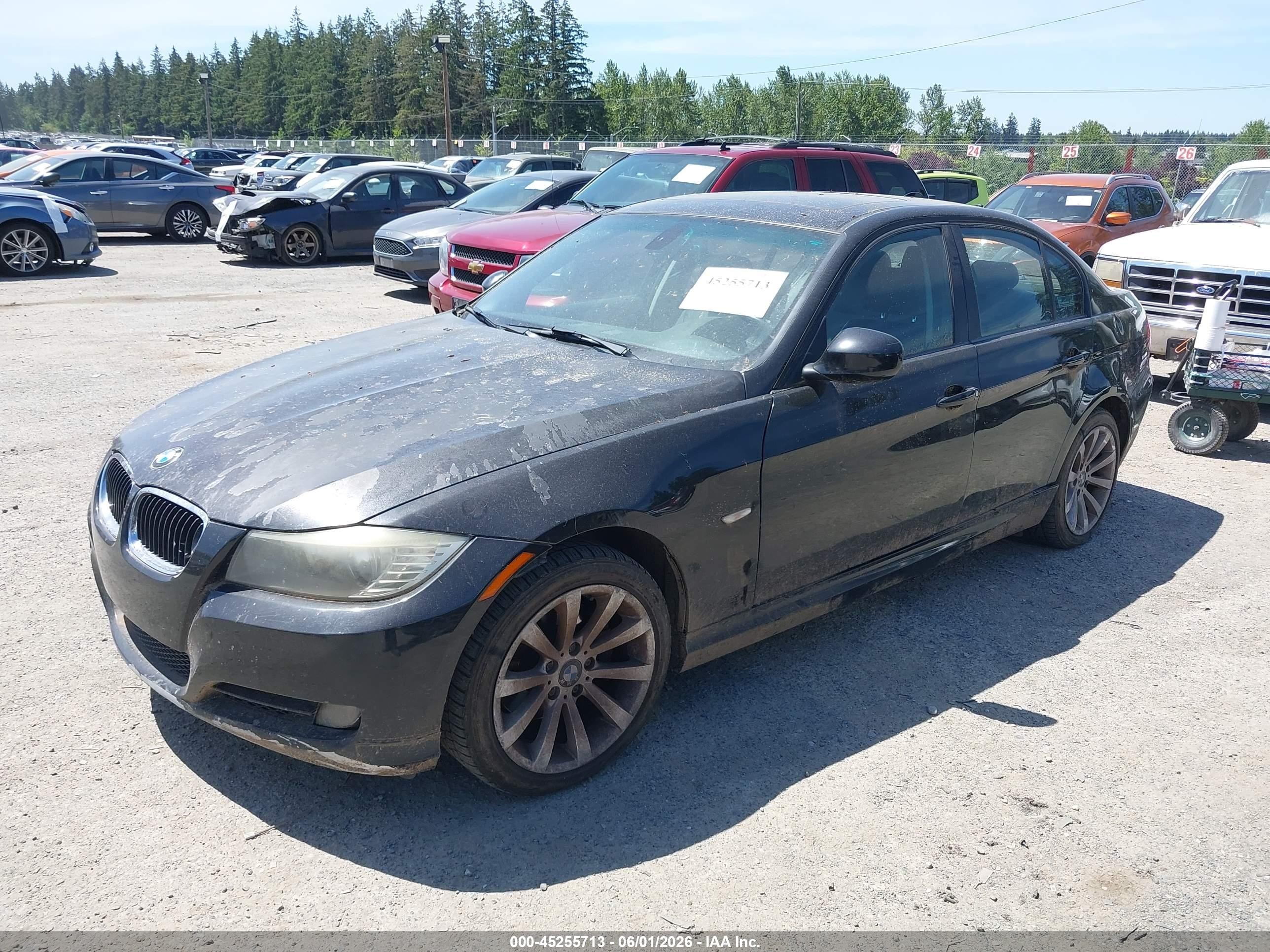 2011 Bmw 328i   Black vin: WBAPH5G51BNM79103