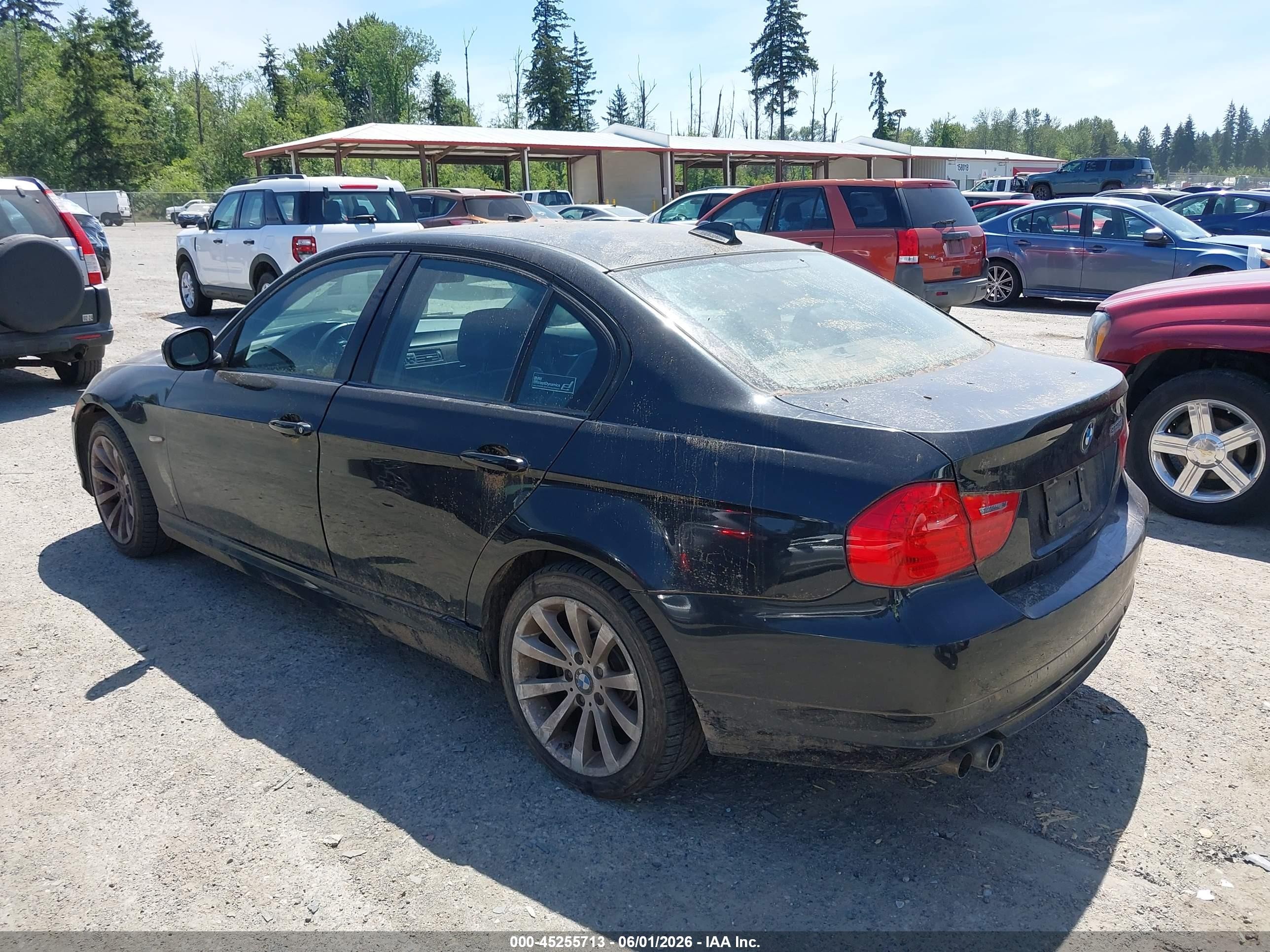 2011 Bmw 328i   Black vin: WBAPH5G51BNM79103