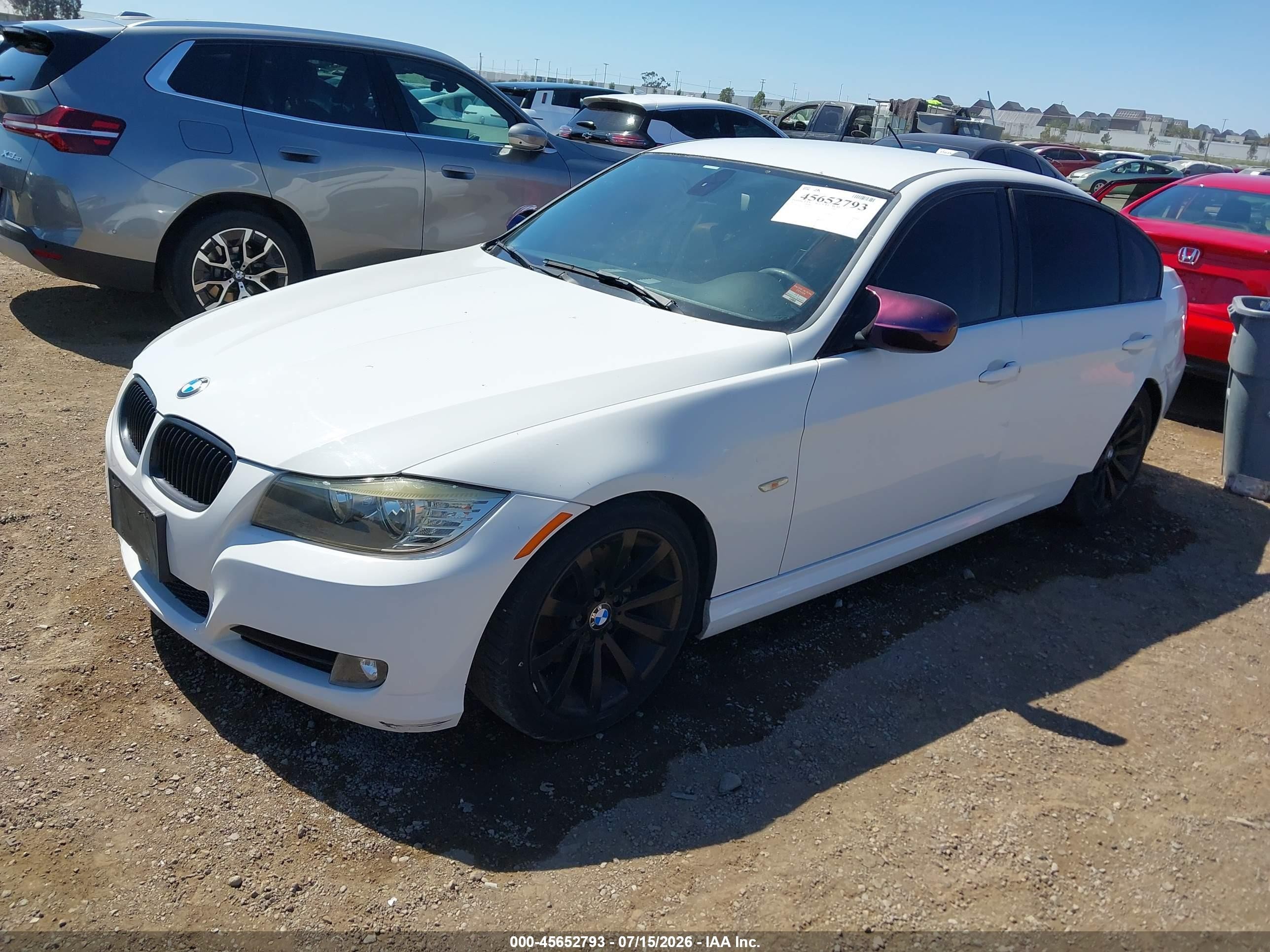 2011 Bmw 328i   White vin: WBAPH5G52BNM83810