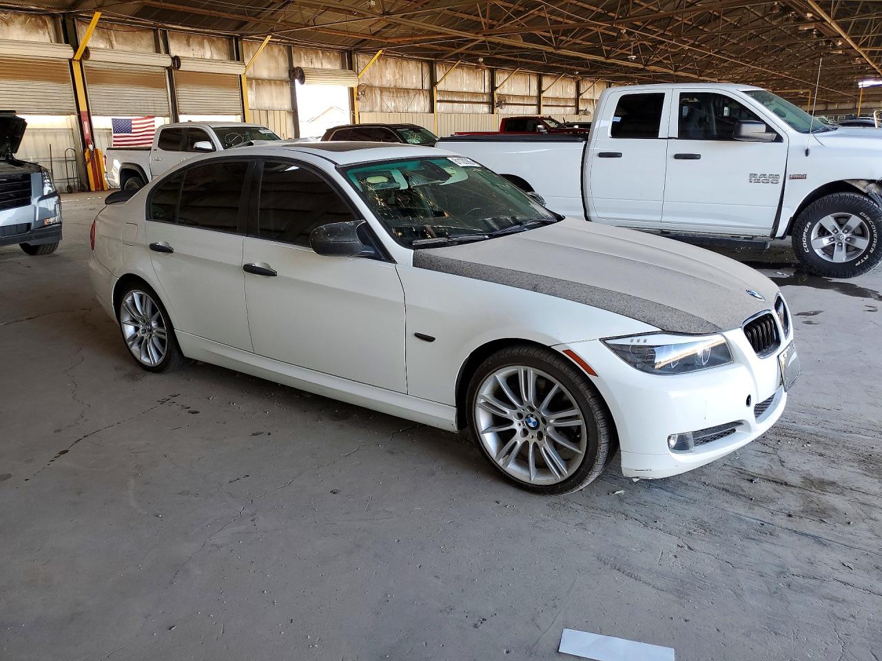 2011 Bmw 328 I Sulev White vin: WBAPH5G53BNM76431