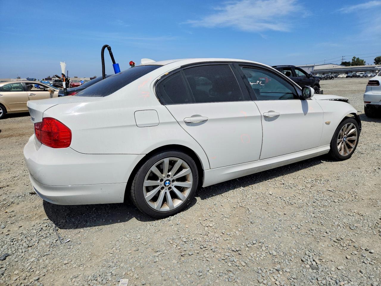 2011 Bmw 328 I Sulev White vin: WBAPH5G53BNM82262