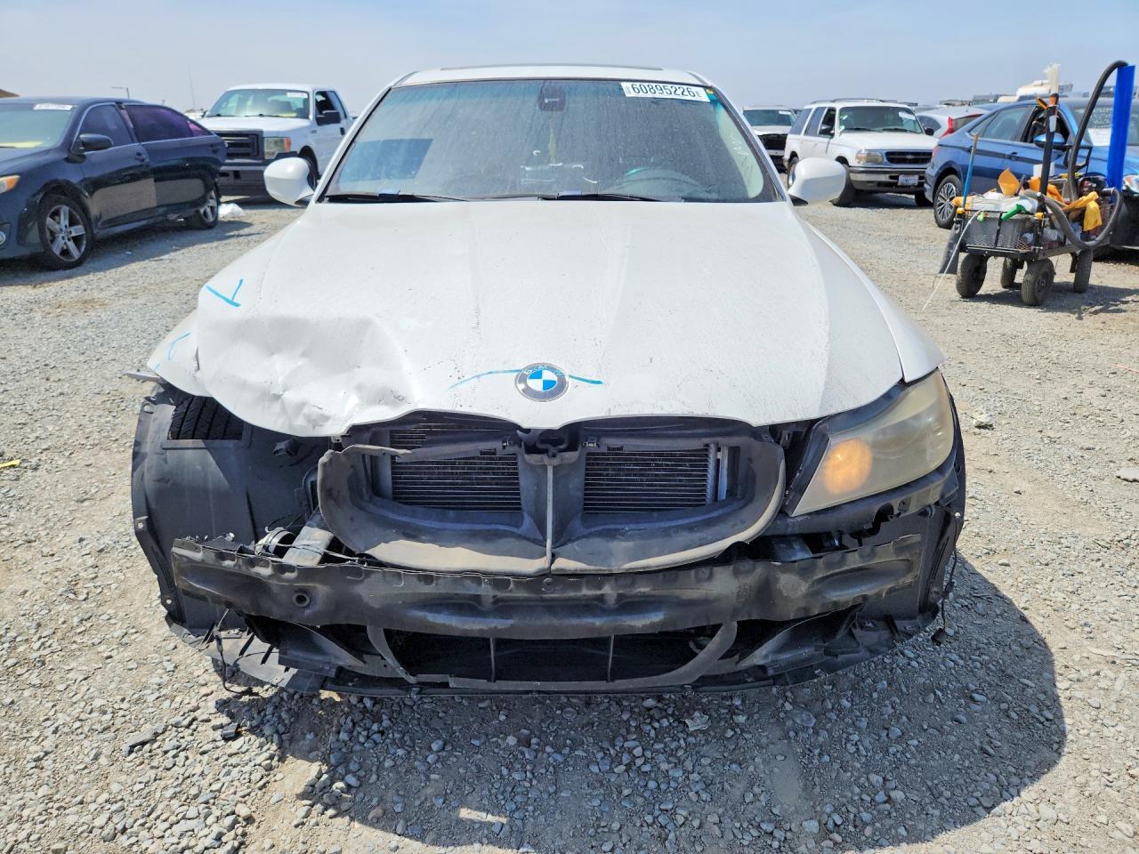 2011 Bmw 328 I Sulev White vin: WBAPH5G53BNM82262