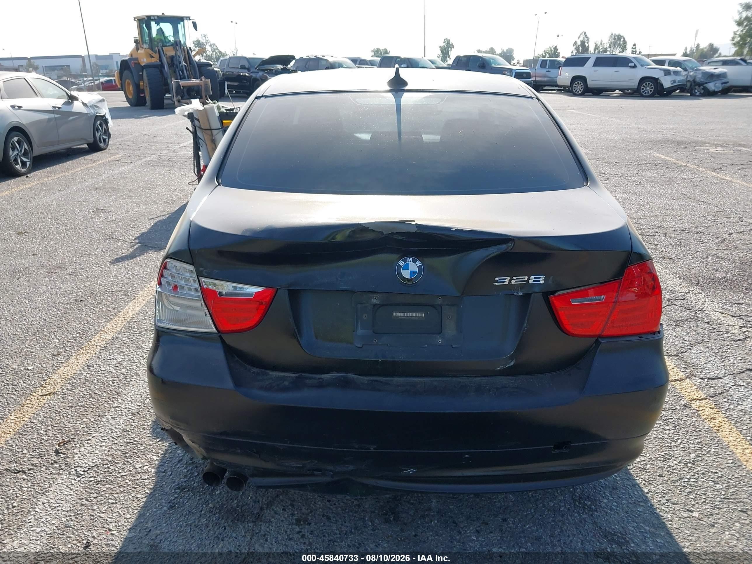 2010 Bmw 328i   Black vin: WBAPH5G54ANM70488