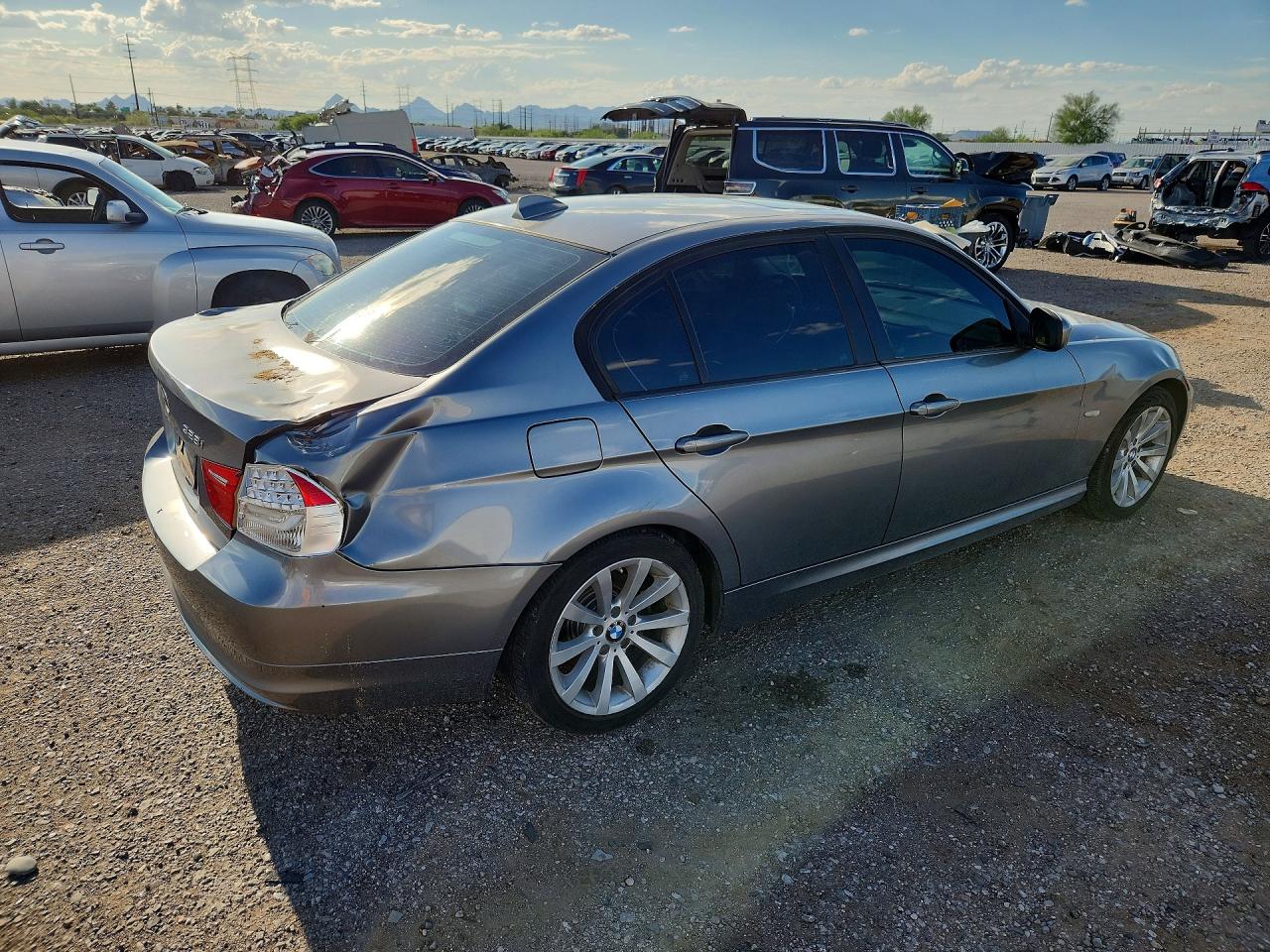 2011 Bmw 328 I Sulev Charcoal vin: WBAPH5G54BNM72503
