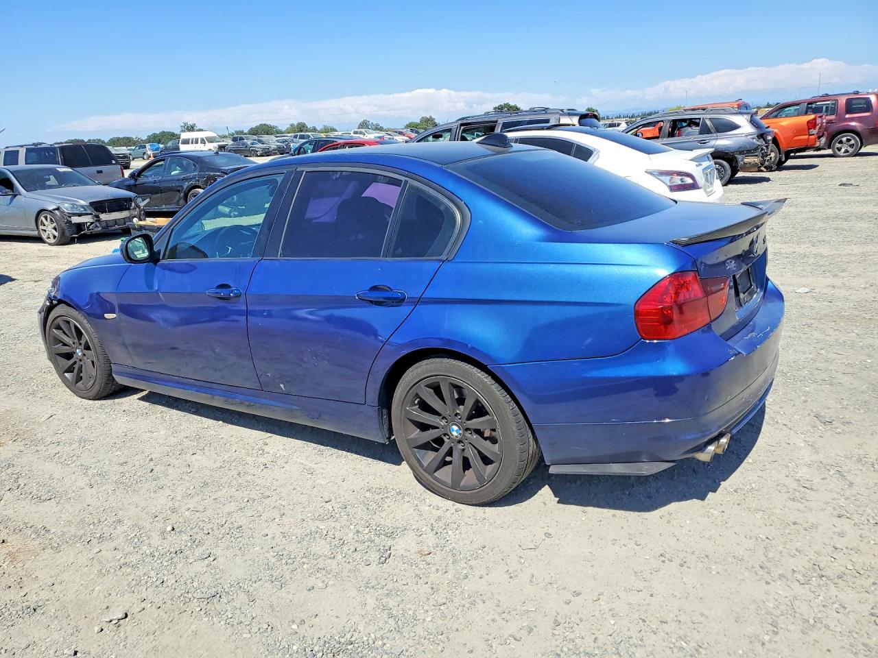 2011 Bmw 328 I Sulev Blue vin: WBAPH5G54BNM79192
