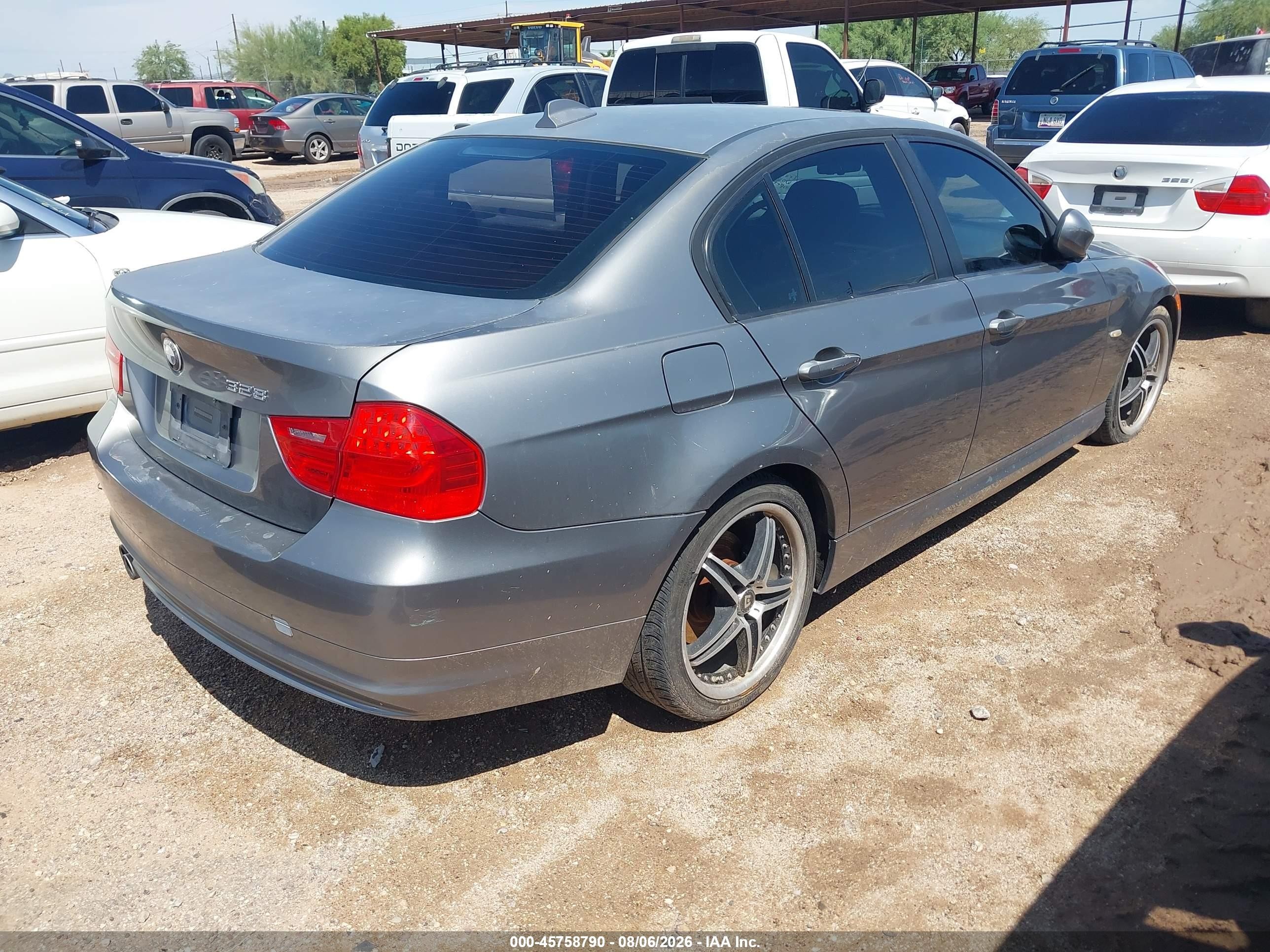 2010 Bmw 328i   Gray vin: WBAPH5G55ANM70791