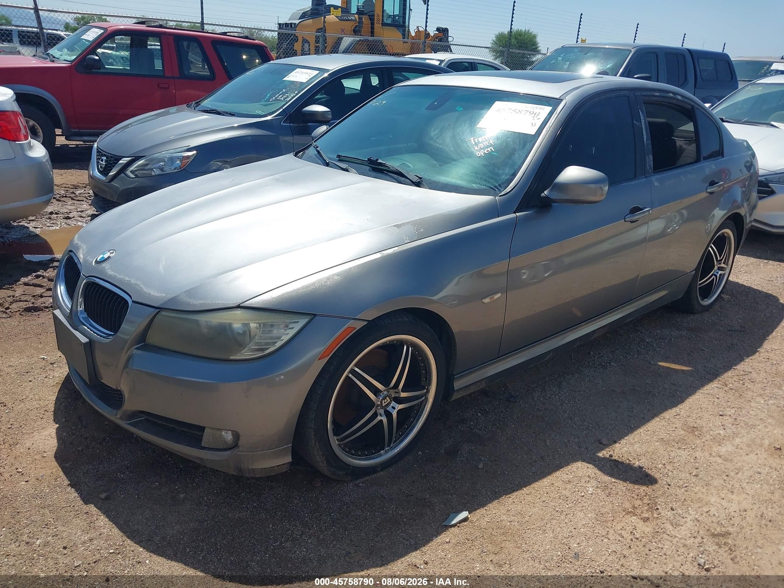 2010 Bmw 328i   Gray vin: WBAPH5G55ANM70791
