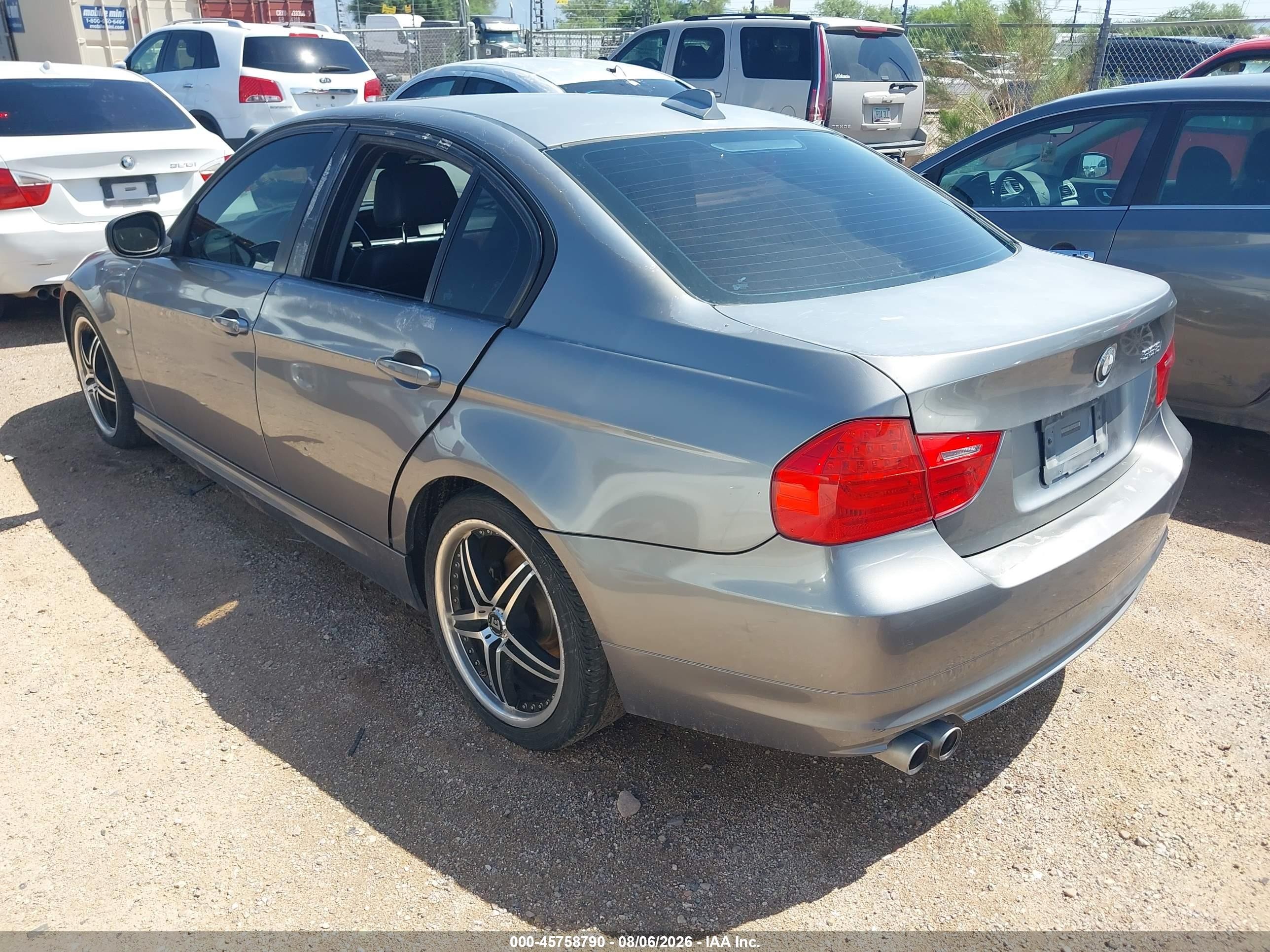 2010 Bmw 328i   Gray vin: WBAPH5G55ANM70791