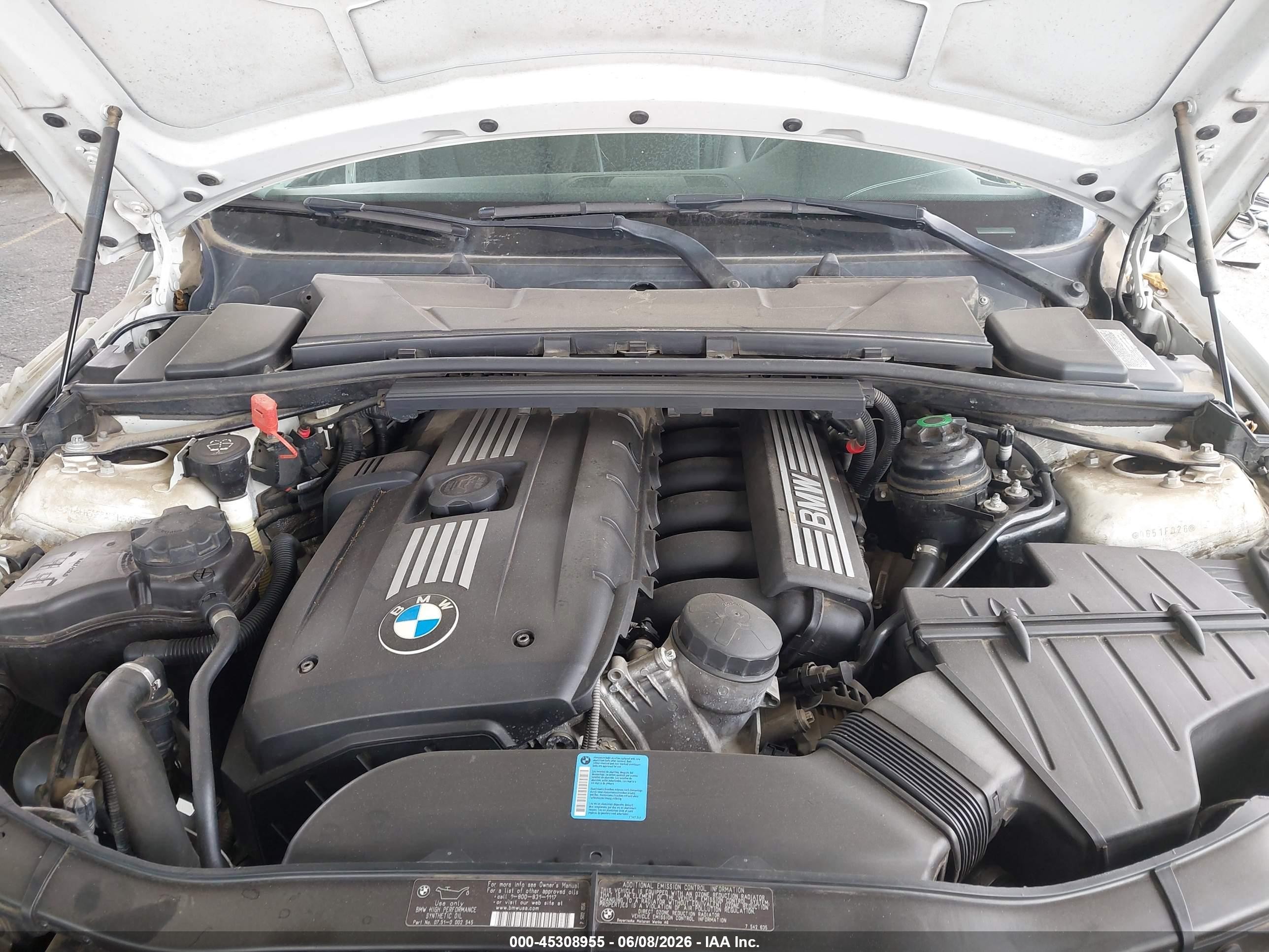 2010 Bmw 328i   Белый vin: WBAPH5G56ANM35306