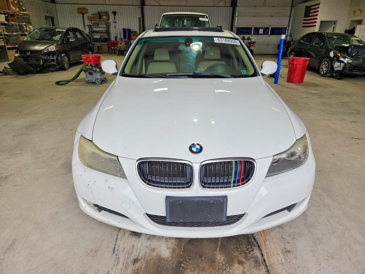 2011 Bmw 328 I Sulev White vin: WBAPH5G56BNM74799