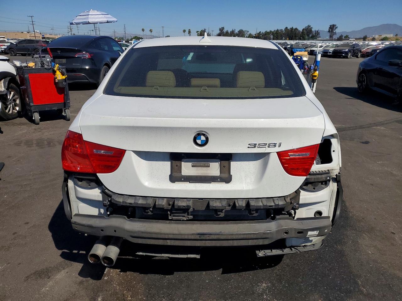 2011 Bmw 328 I Sulev Белый vin: WBAPH5G56BNM75564