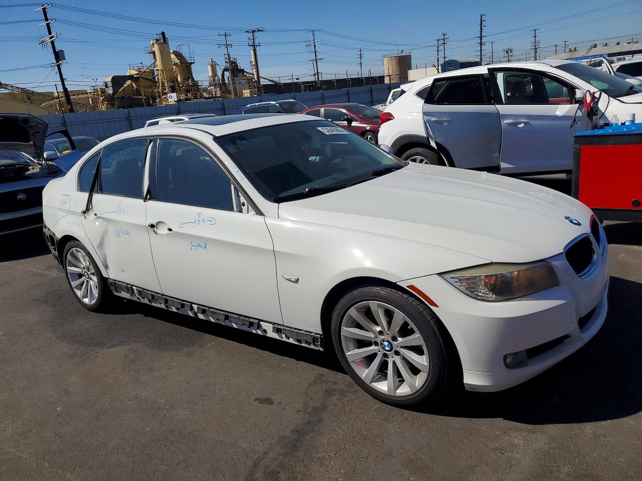 2011 Bmw 328 I Sulev Белый vin: WBAPH5G56BNM75564