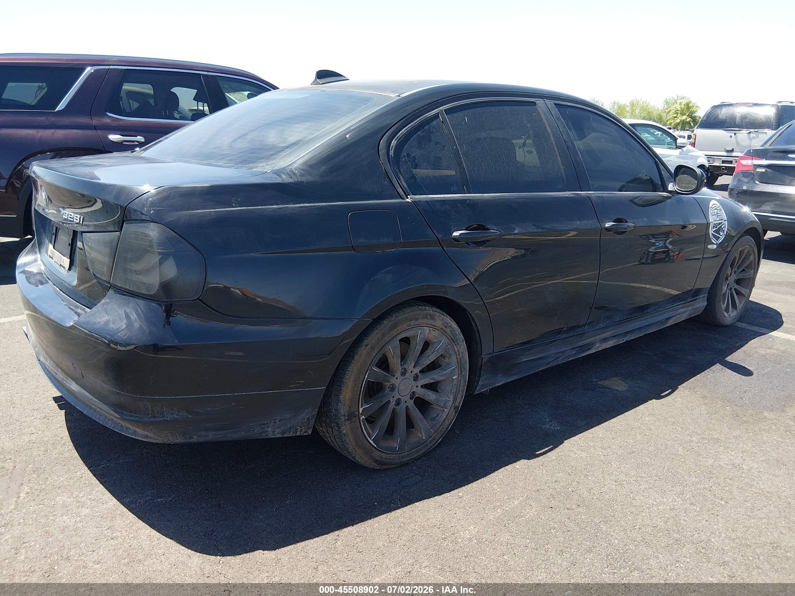 2011 Bmw 328i   Black vin: WBAPH5G56BNM82613