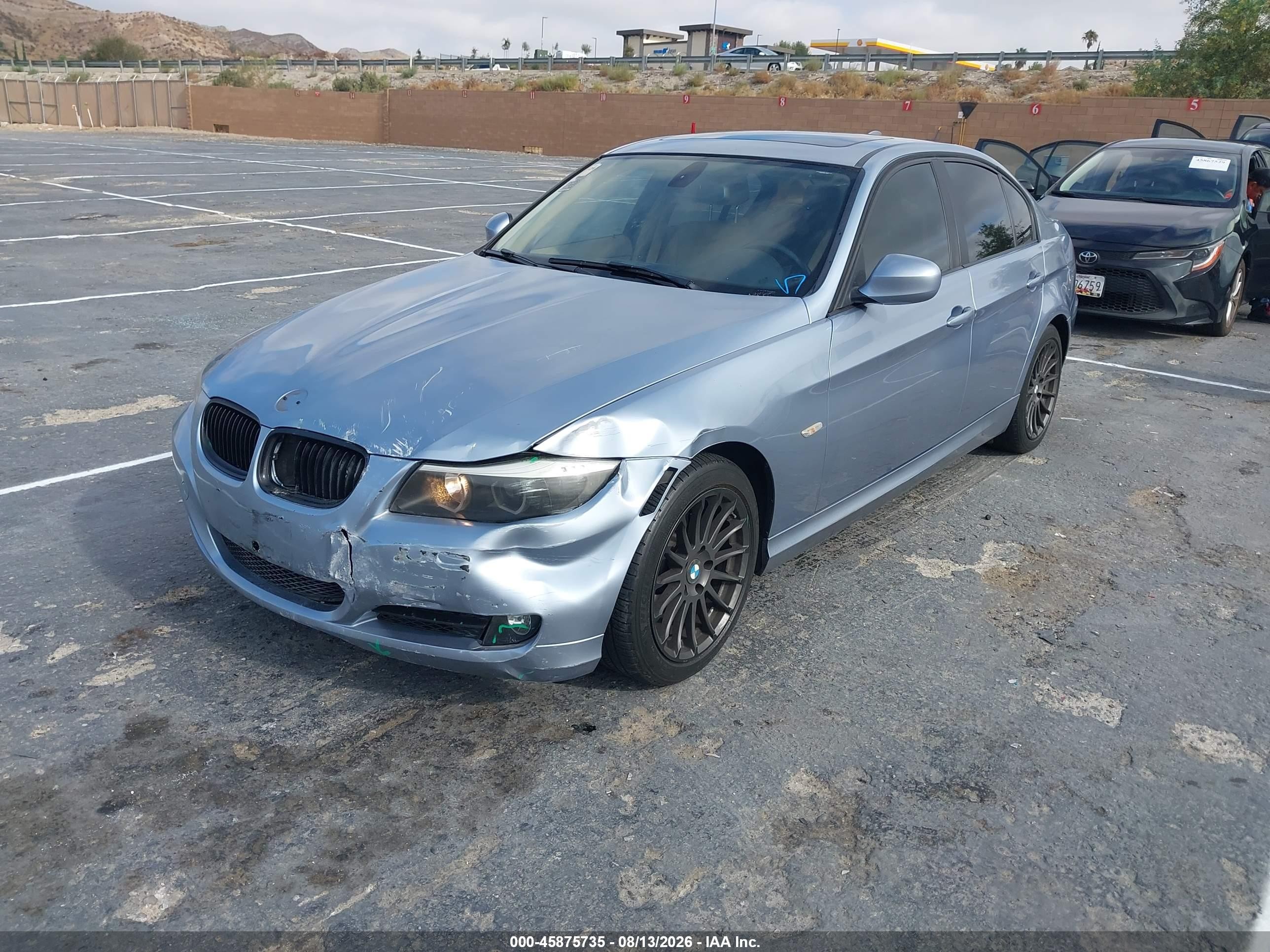 2011 Bmw 328i   Blue vin: WBAPH5G56BNM84409