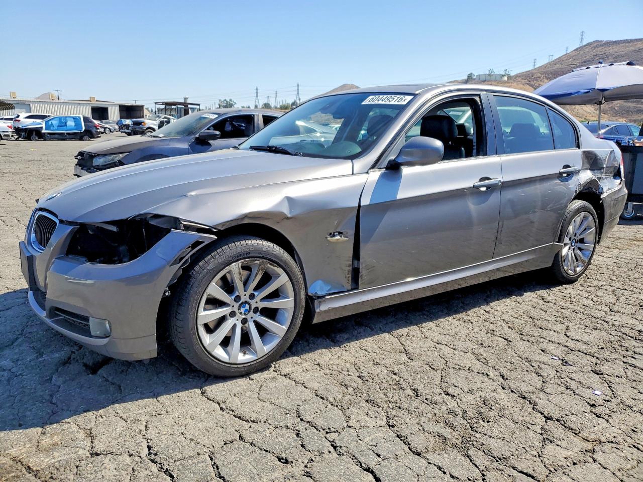2011 Bmw 328 I Sulev Gray vin: WBAPH5G57BNM75640