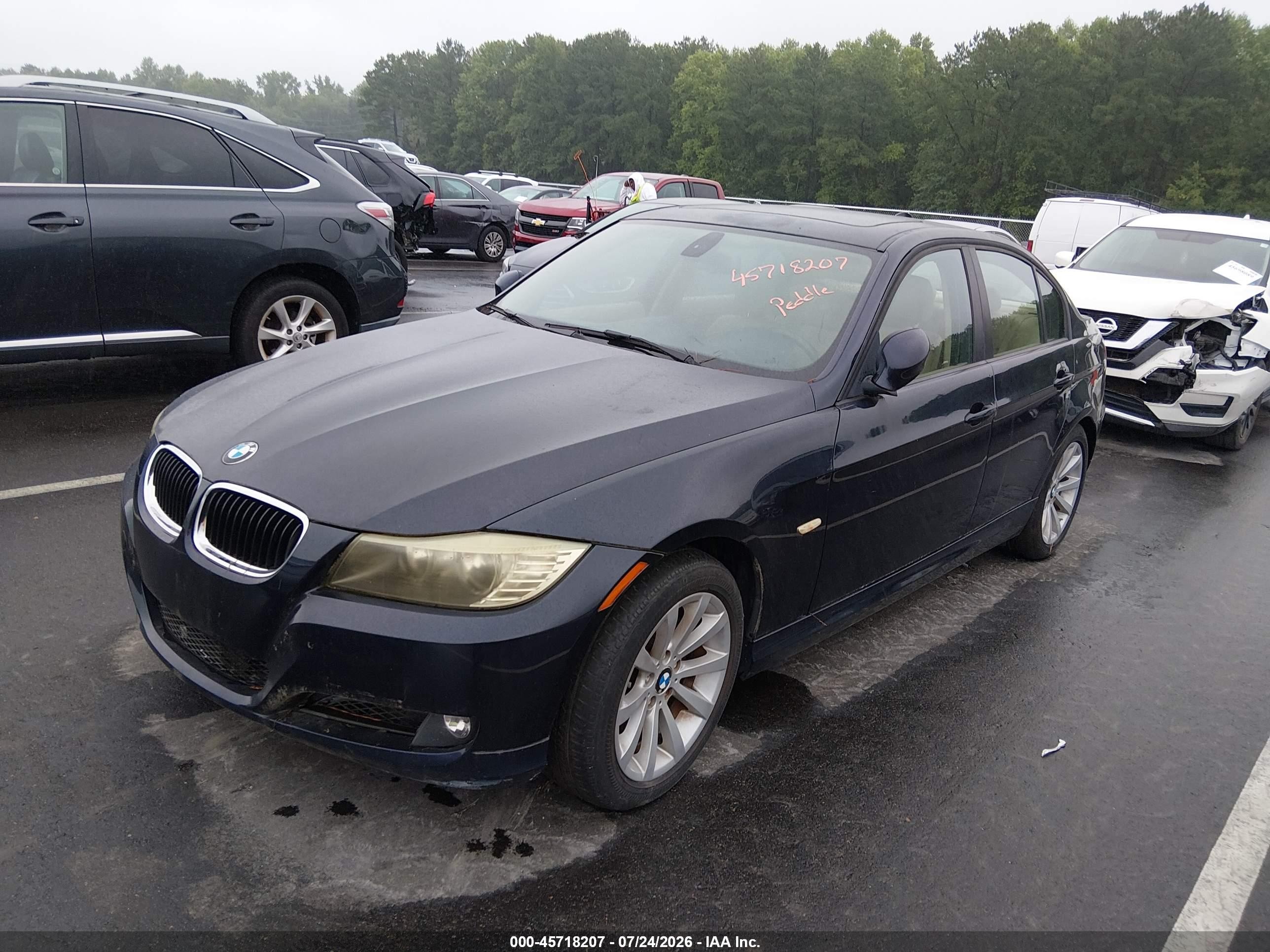 2010 Bmw 328i   Dark Blue vin: WBAPH5G58ANM34593