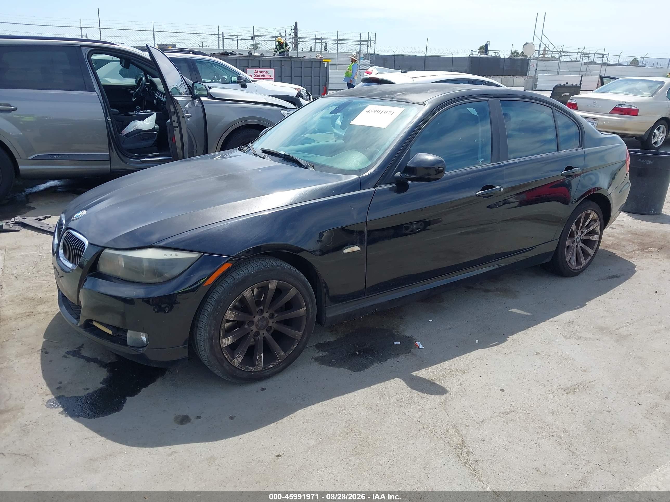 2011 Bmw 328i   Black vin: WBAPH5G58BNM71824