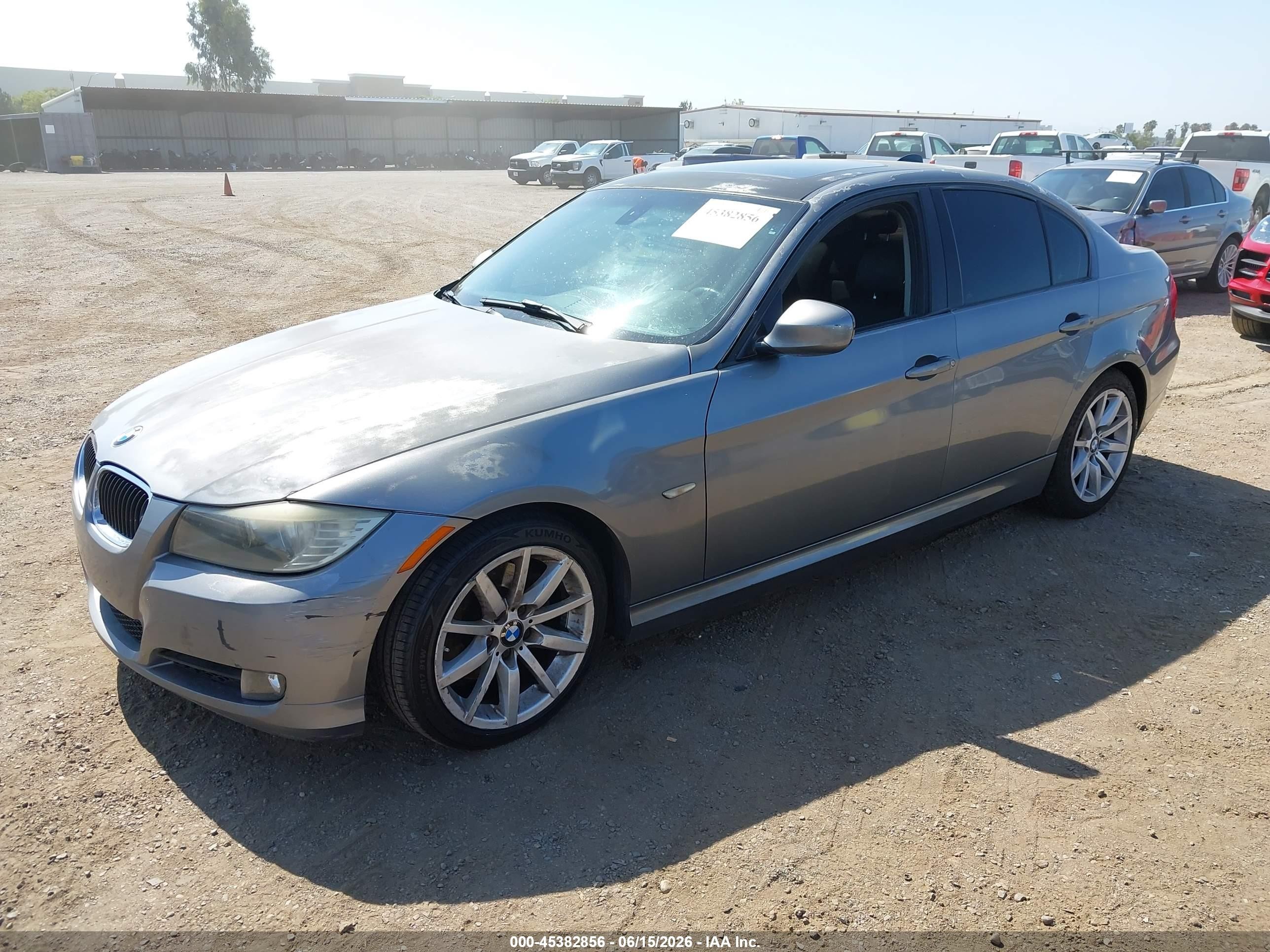 2011 Bmw 328i   Gray vin: WBAPH5G58BNM75890