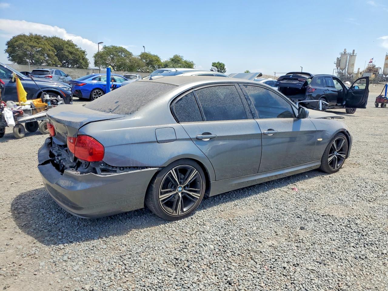 2011 Bmw 328 I Sulev Gray vin: WBAPH5G59BNM84274