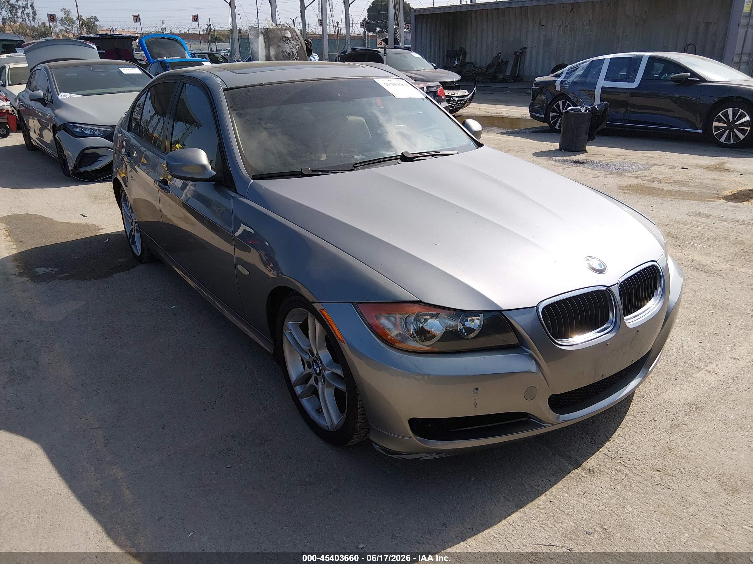 2009 Bmw 328i   Gray vin: WBAPH73529A173286