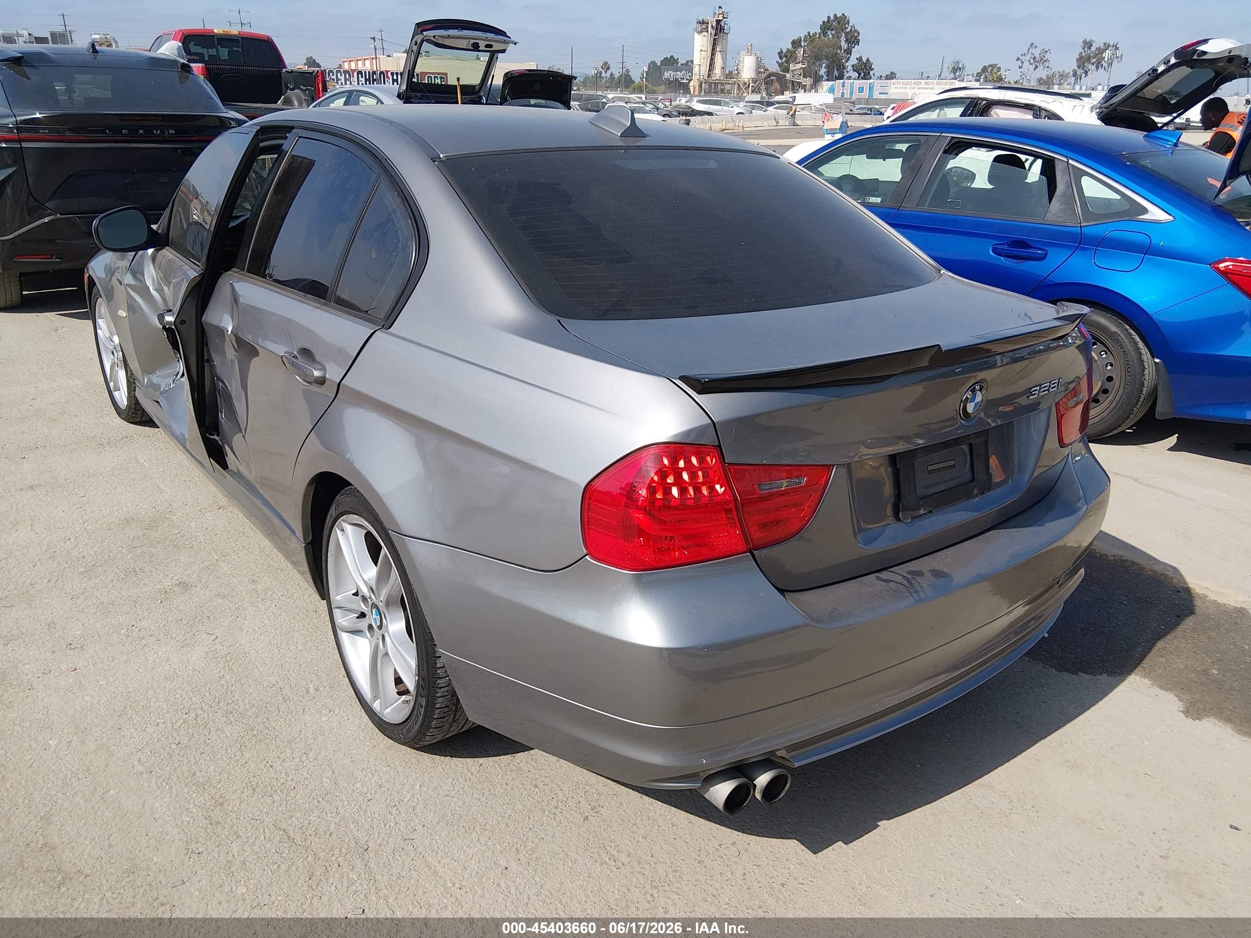 2009 Bmw 328i   Gray vin: WBAPH73529A173286