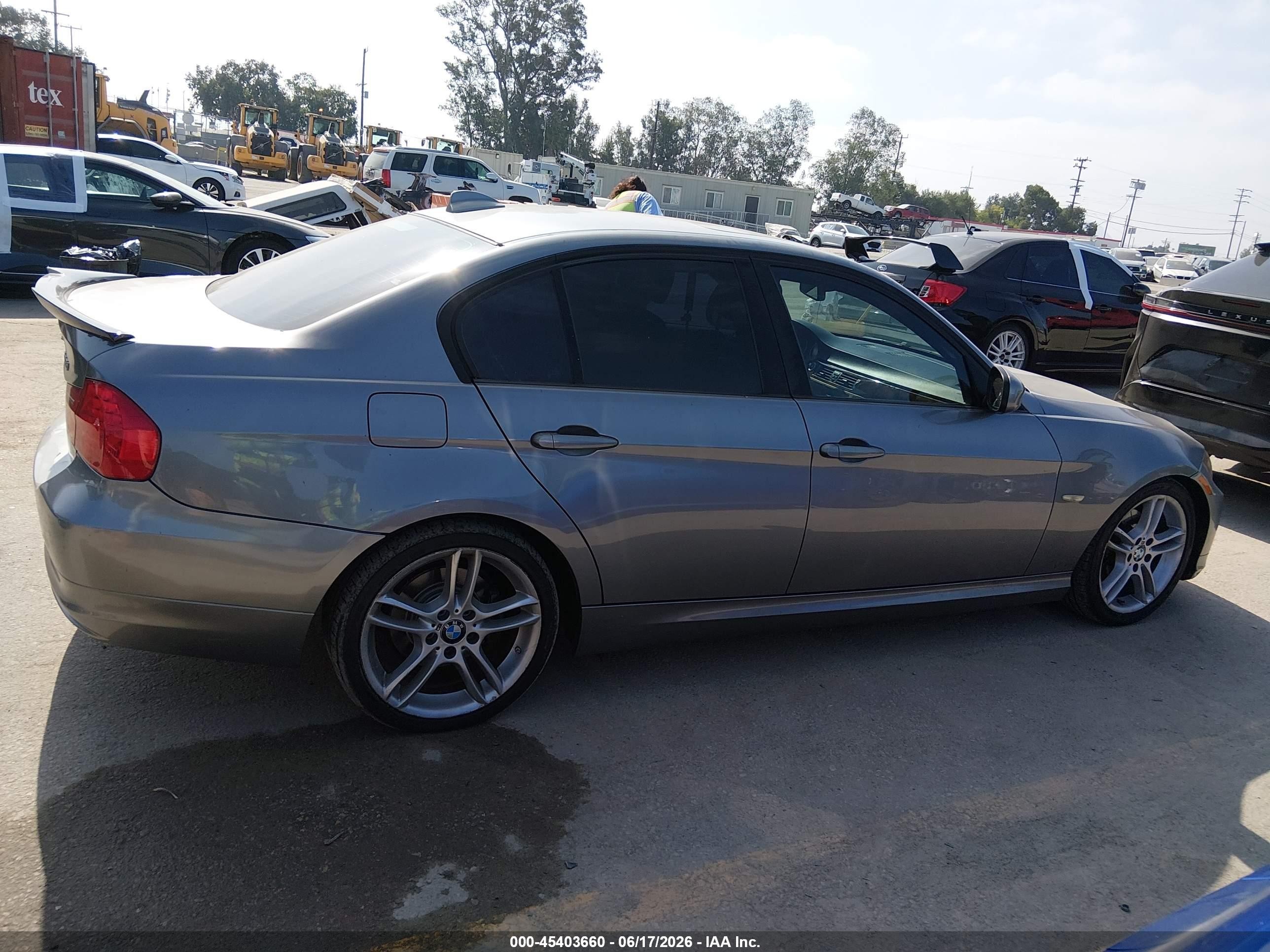 2009 Bmw 328i   Gray vin: WBAPH73529A173286