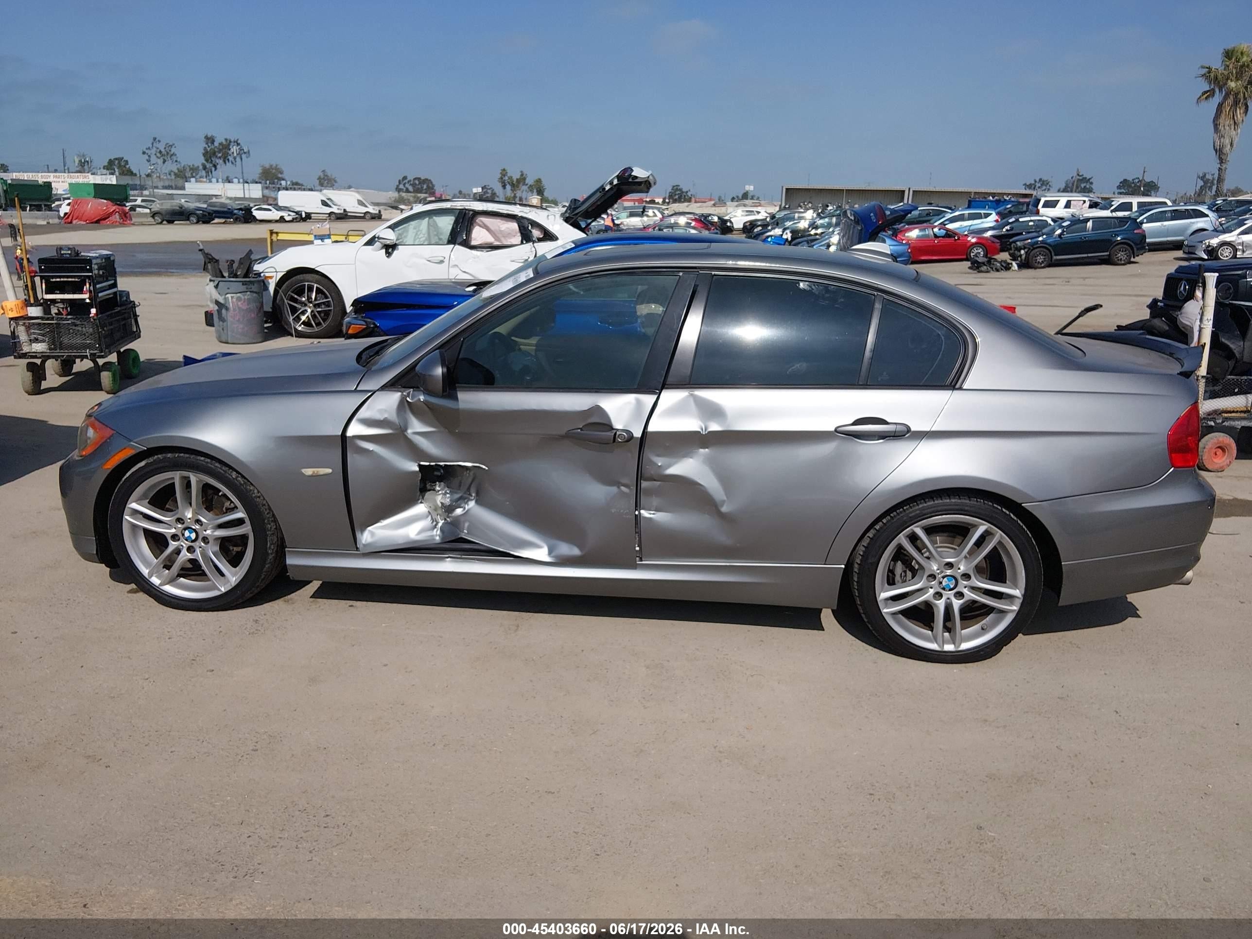2009 Bmw 328i   Gray vin: WBAPH73529A173286