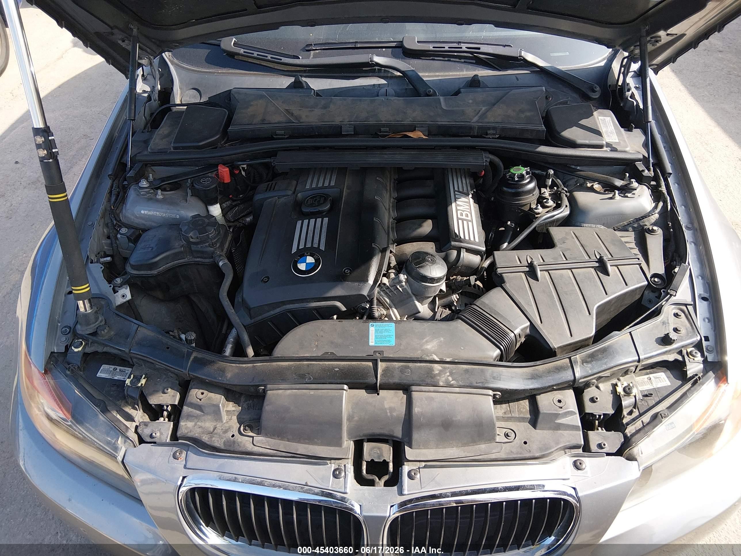 2009 Bmw 328i   Gray vin: WBAPH73529A173286