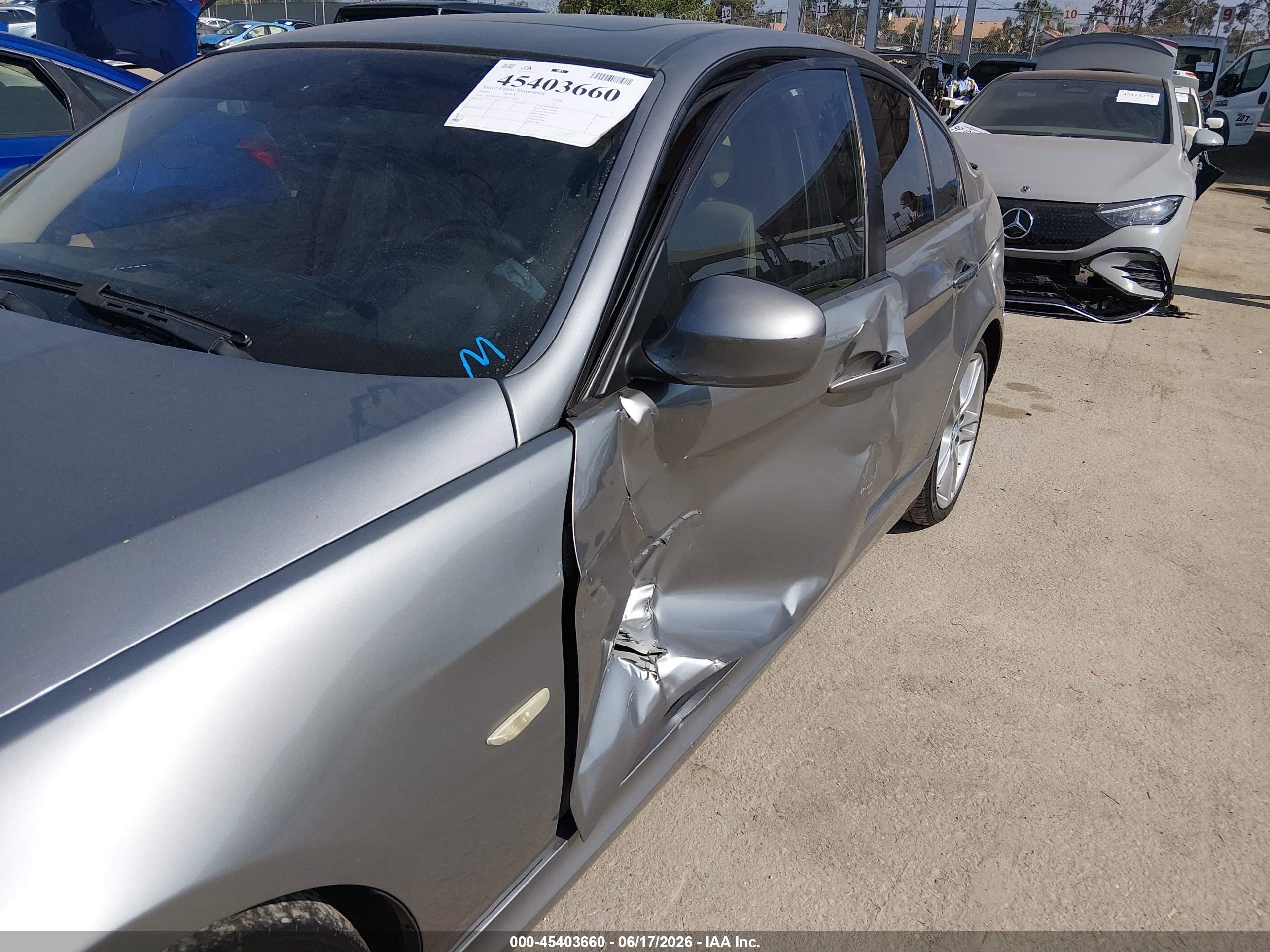 2009 Bmw 328i   Gray vin: WBAPH73529A173286