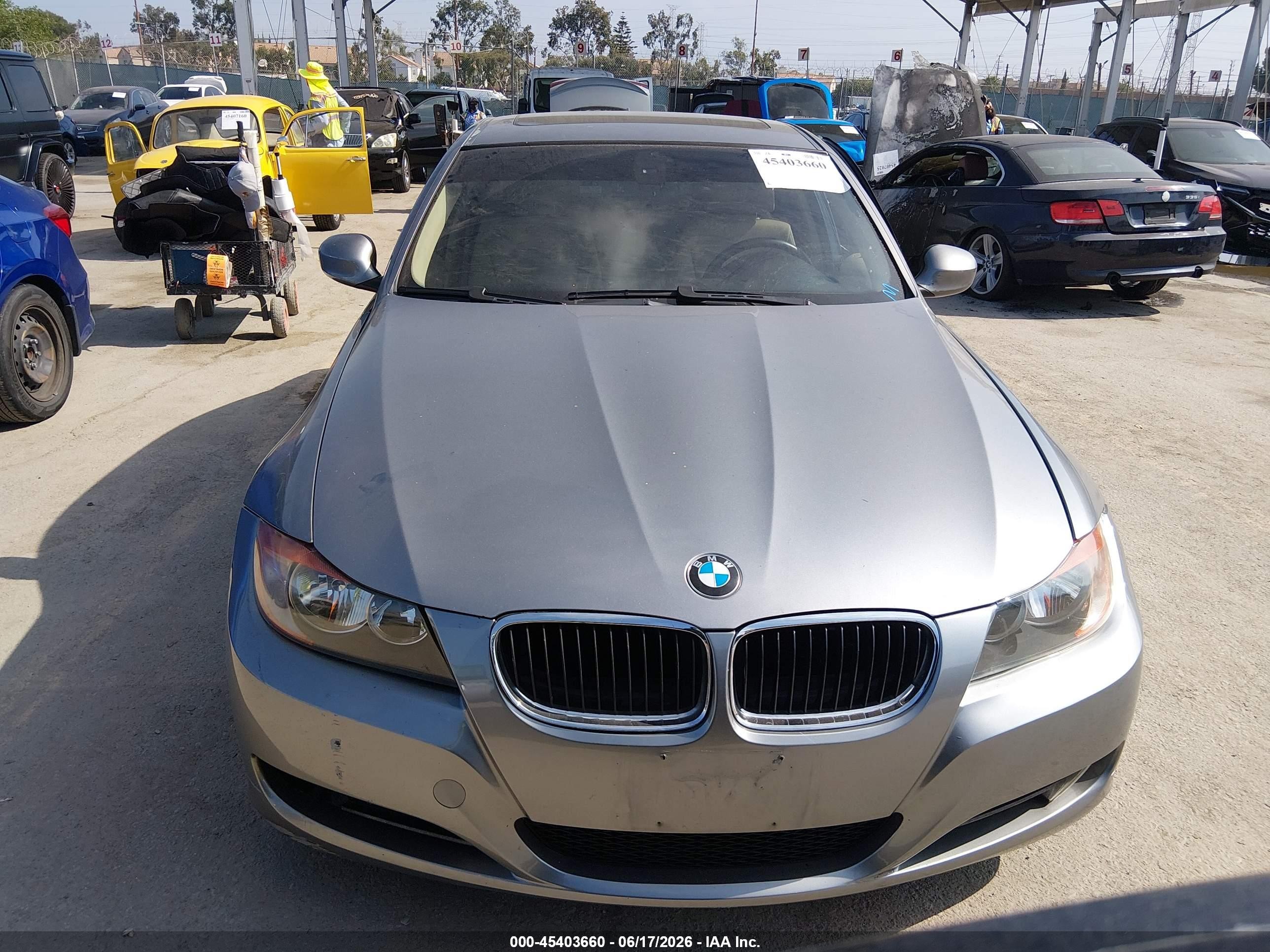 2009 Bmw 328i   Gray vin: WBAPH73529A173286